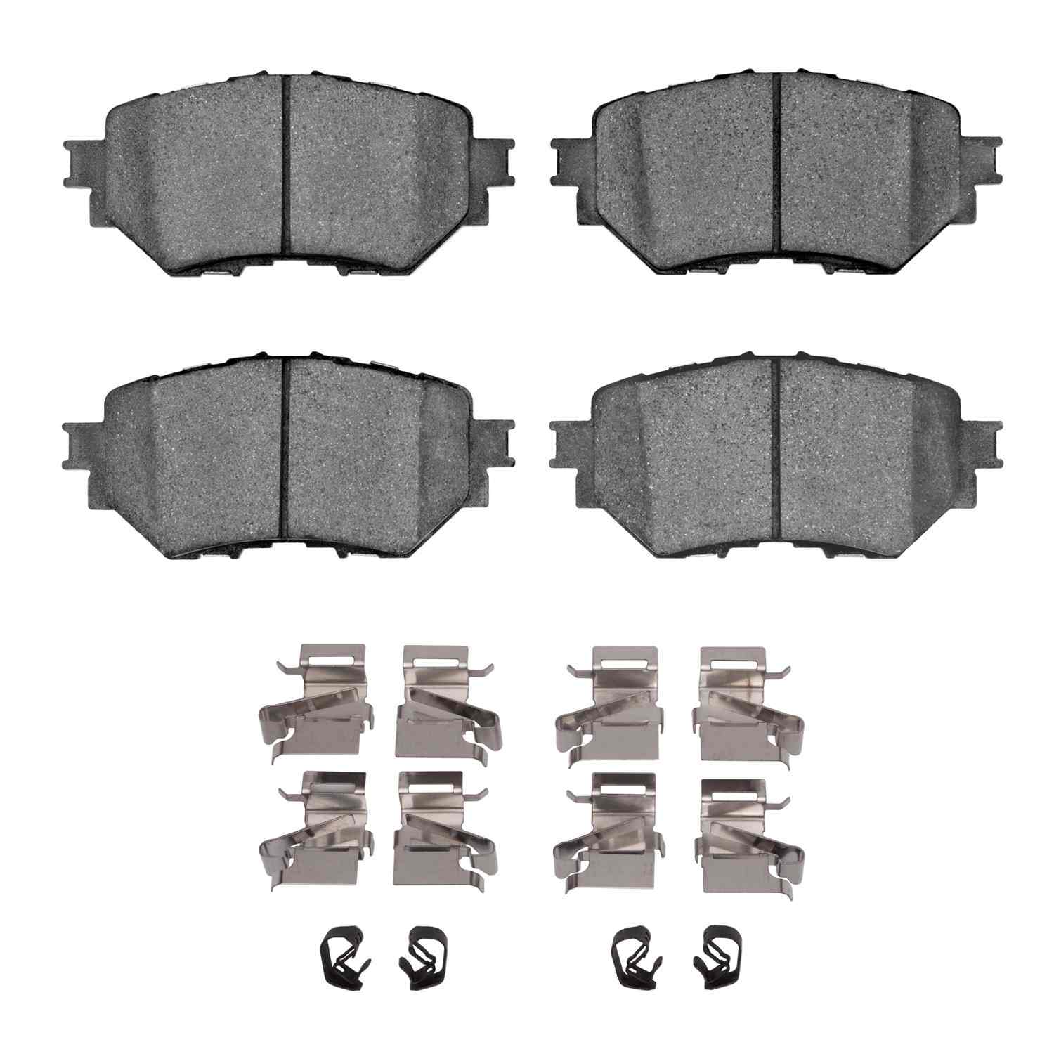 R1 Concepts 14-18 Mazda 3 Front Optimum OE Brake Pads & Hardware Kit