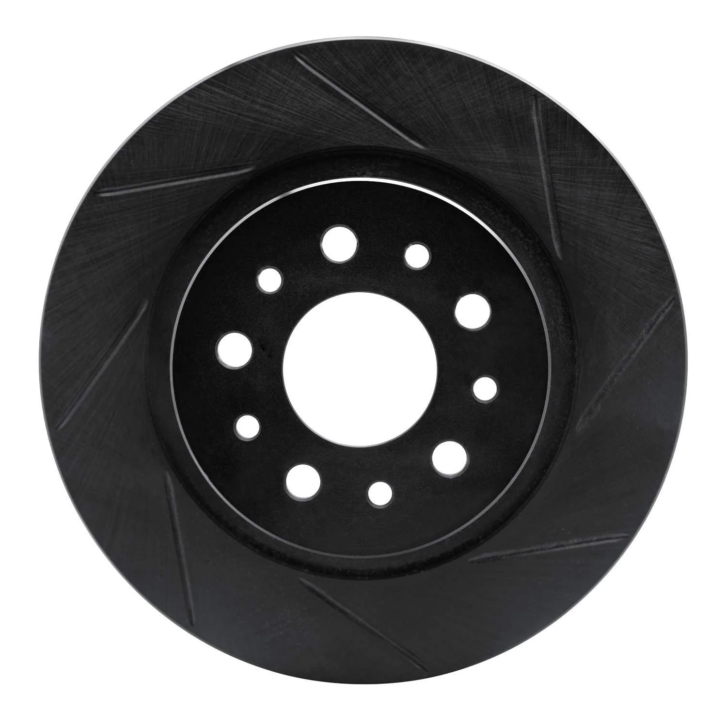 R1 Concepts 14-19 Fiat 500L Rear Right Slotted Black Brake Rotor