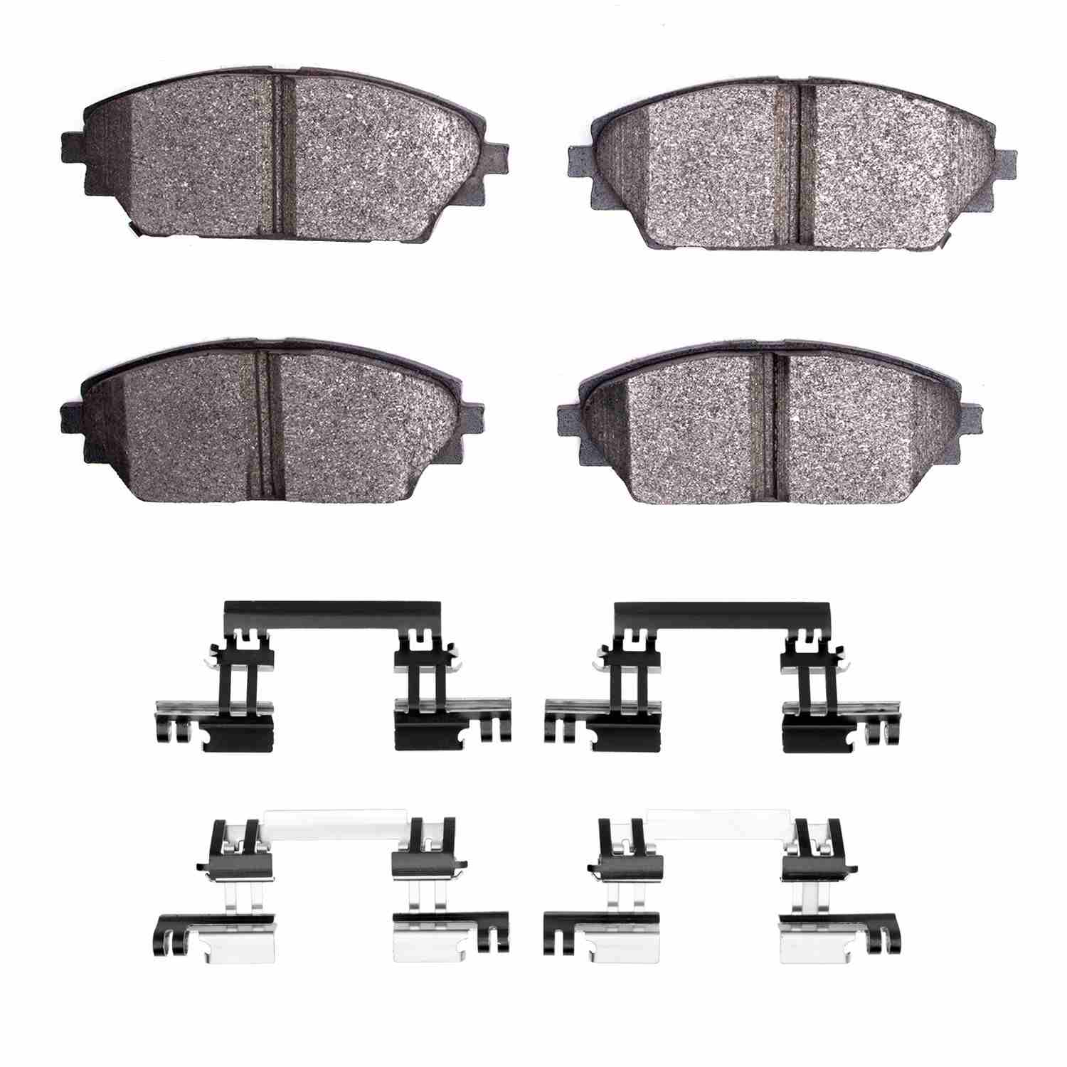 R1 Concepts 14-19 Mazda Cx-3 Front Semi Met Brake Pads and Hardware Kit
