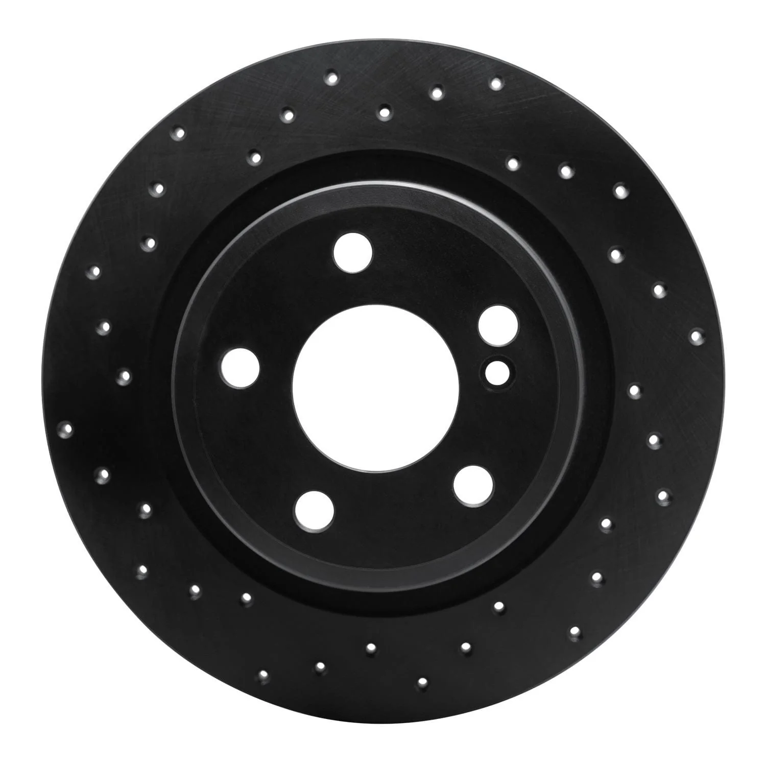 R1 Concepts 14-20 Mercedes-Benz B Electric Drive Rear Left Drilled Black Brake Rotor