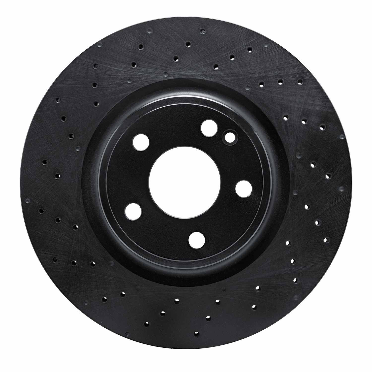 R1 Concepts 14-20 Mercedes-Benz CLA250 Front Drilled Black Brake Rotor