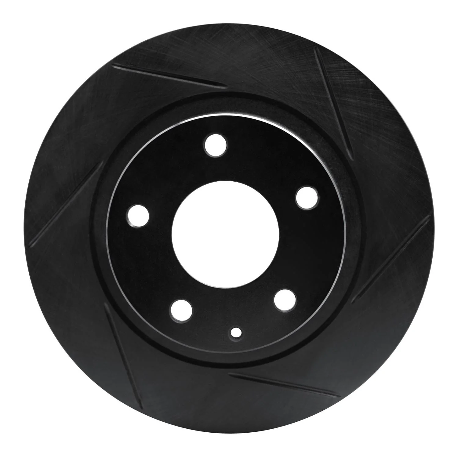 R1 Concepts 14-21 Mazda 6 Rear Right Slotted Black Brake Rotor