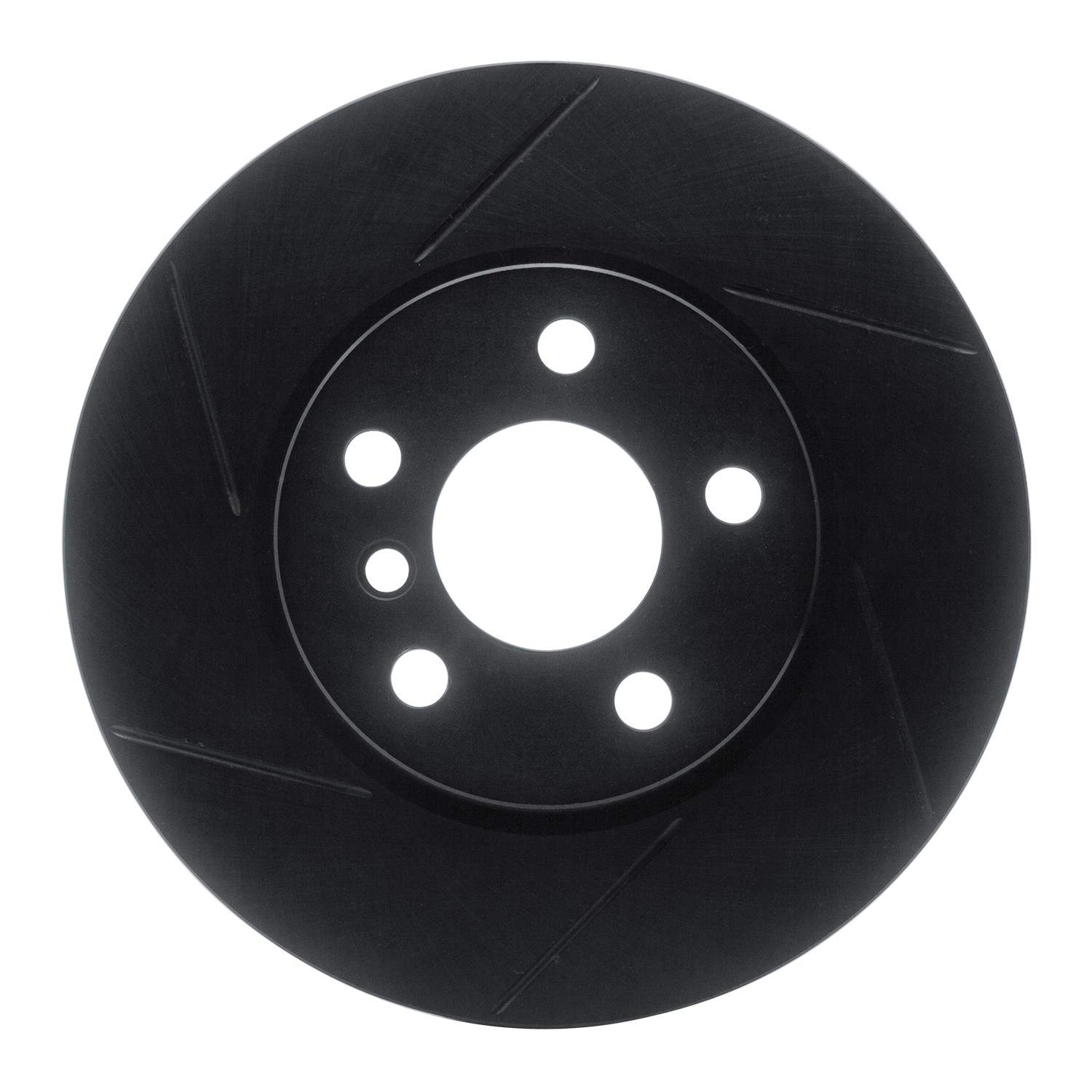 R1 Concepts 14-21 Mini Cooper (Excl Clubman) Front Left Slotted Black Brake Rotor