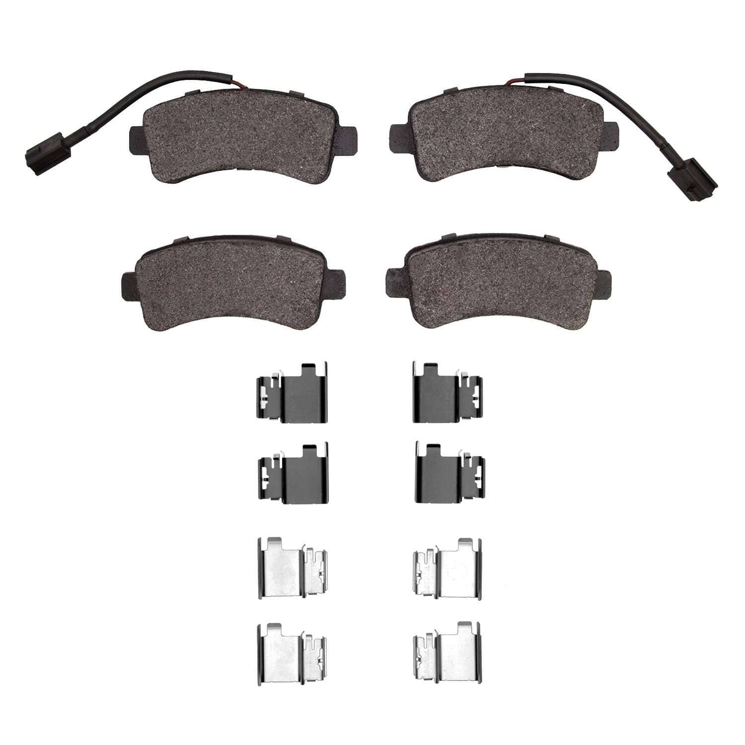 R1 Concepts 14-21 Ram Promaster 2500 Rear Semi Met Pads & Hardware Kit