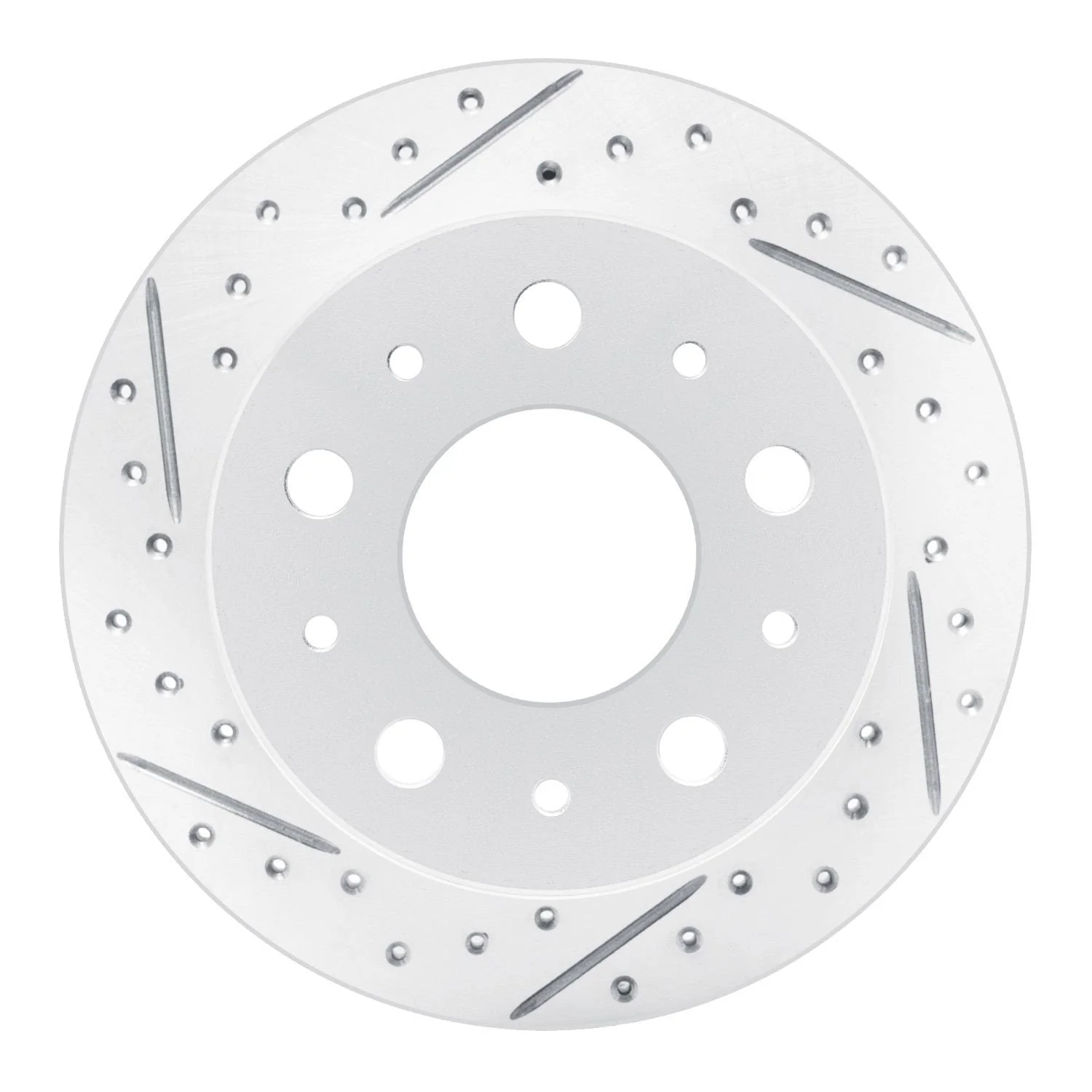 R1 Concepts 14-21 Ram Promaster 3500 Rear Left Drilled & Slotted Geo-Carbon Rotor