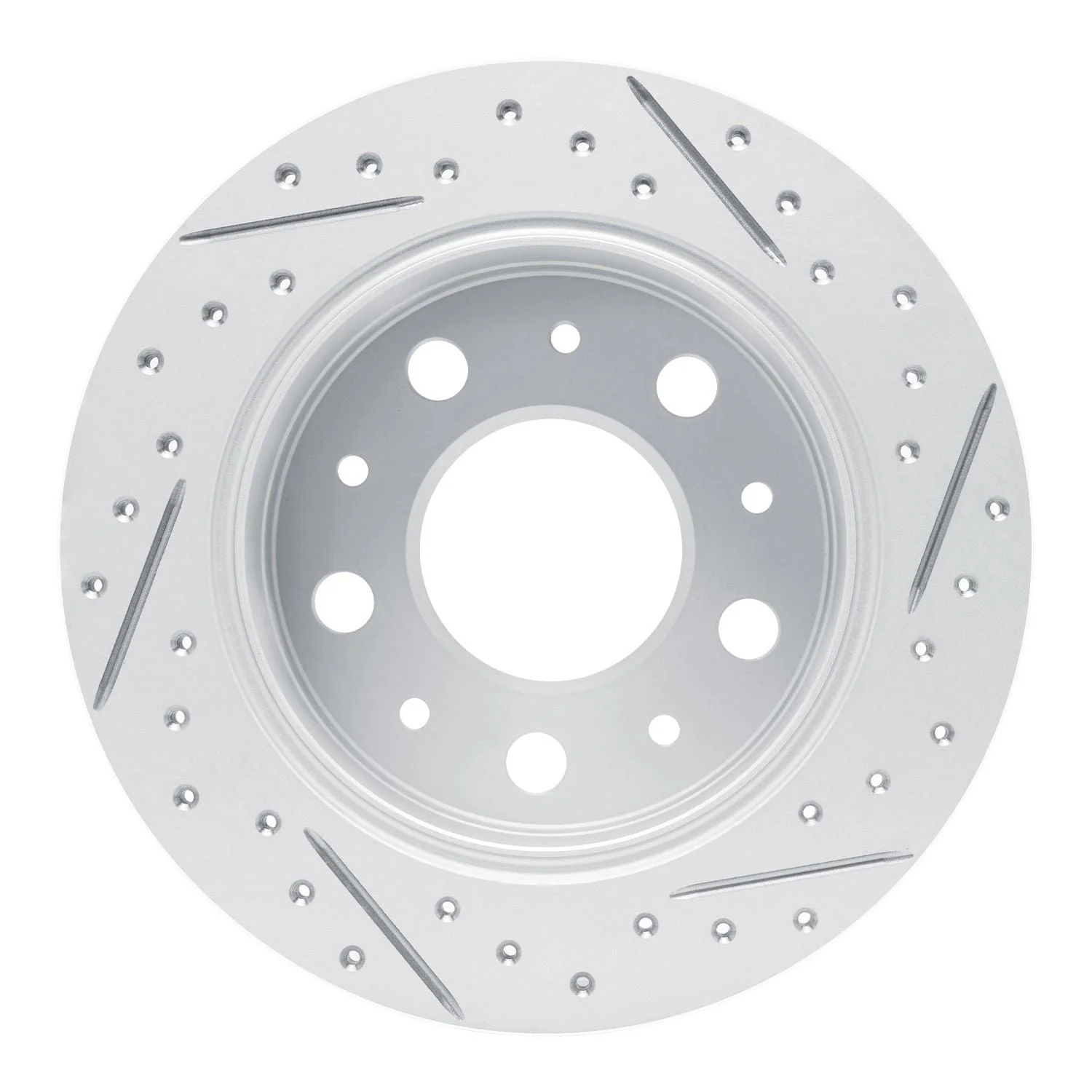 R1 Concepts 14-21 Ram Promaster 3500 Rear Left Drilled & Slotted Geo-Carbon Rotor - Image 2