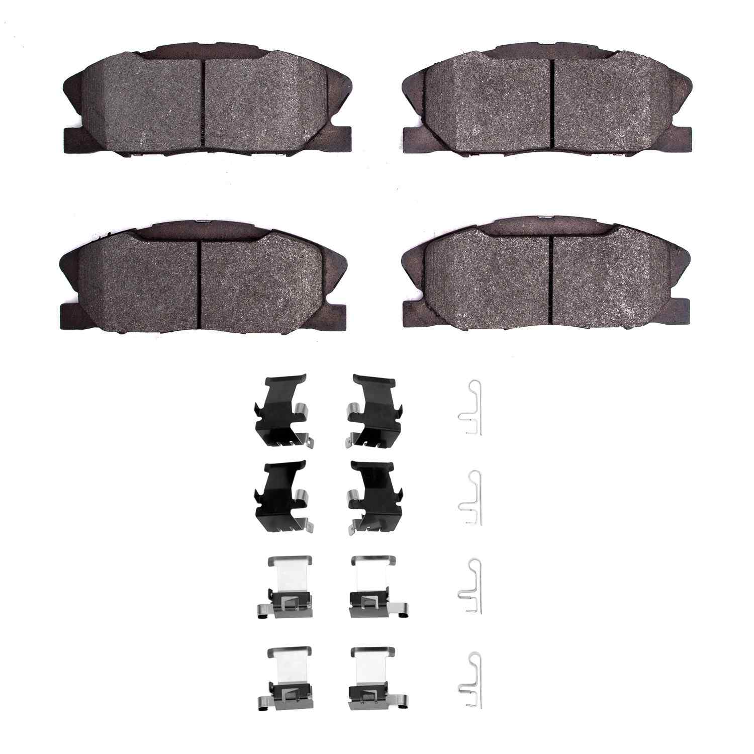R1 Concepts 14-23 Dodge Charger Front Ceramic Brake Pads and Hardware Kit