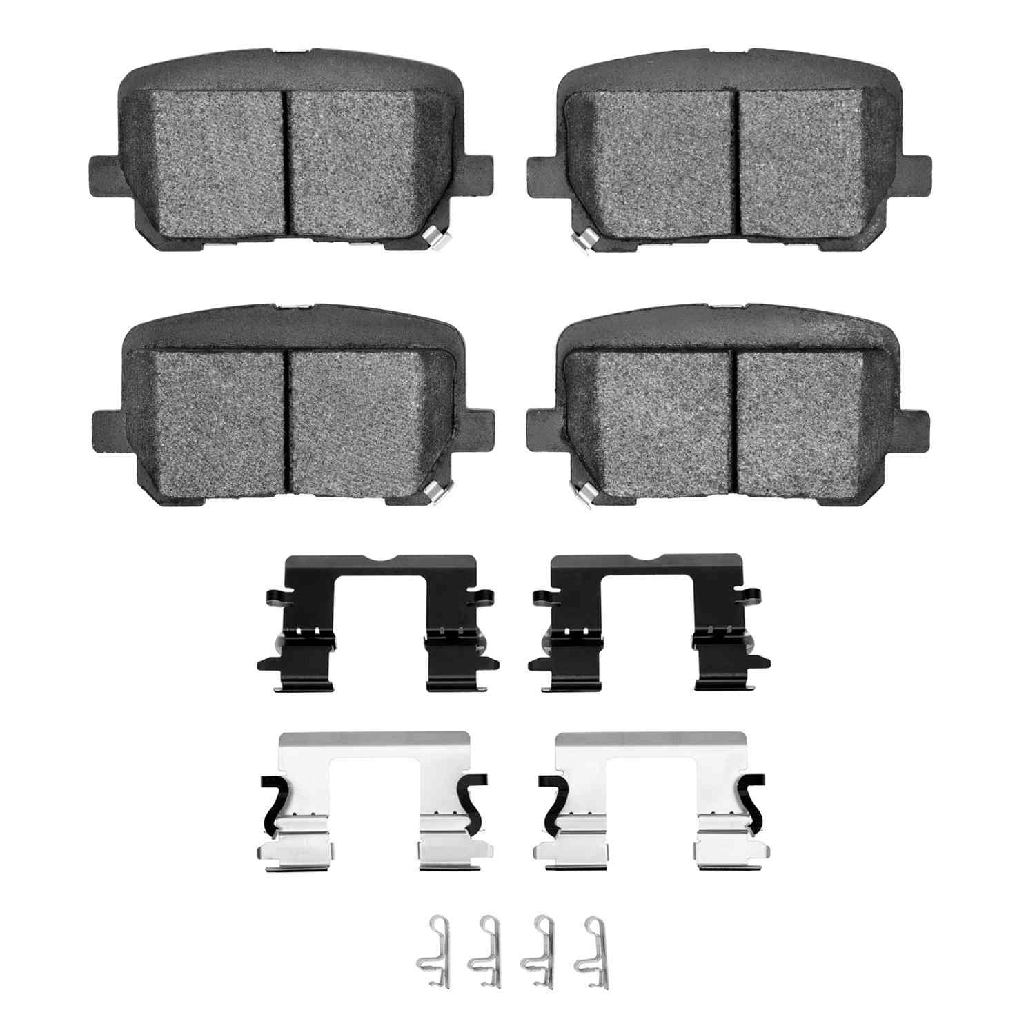 R1 Concepts 14-23 Dodge Charger Rear Semi Met Pads & Hardware Kit