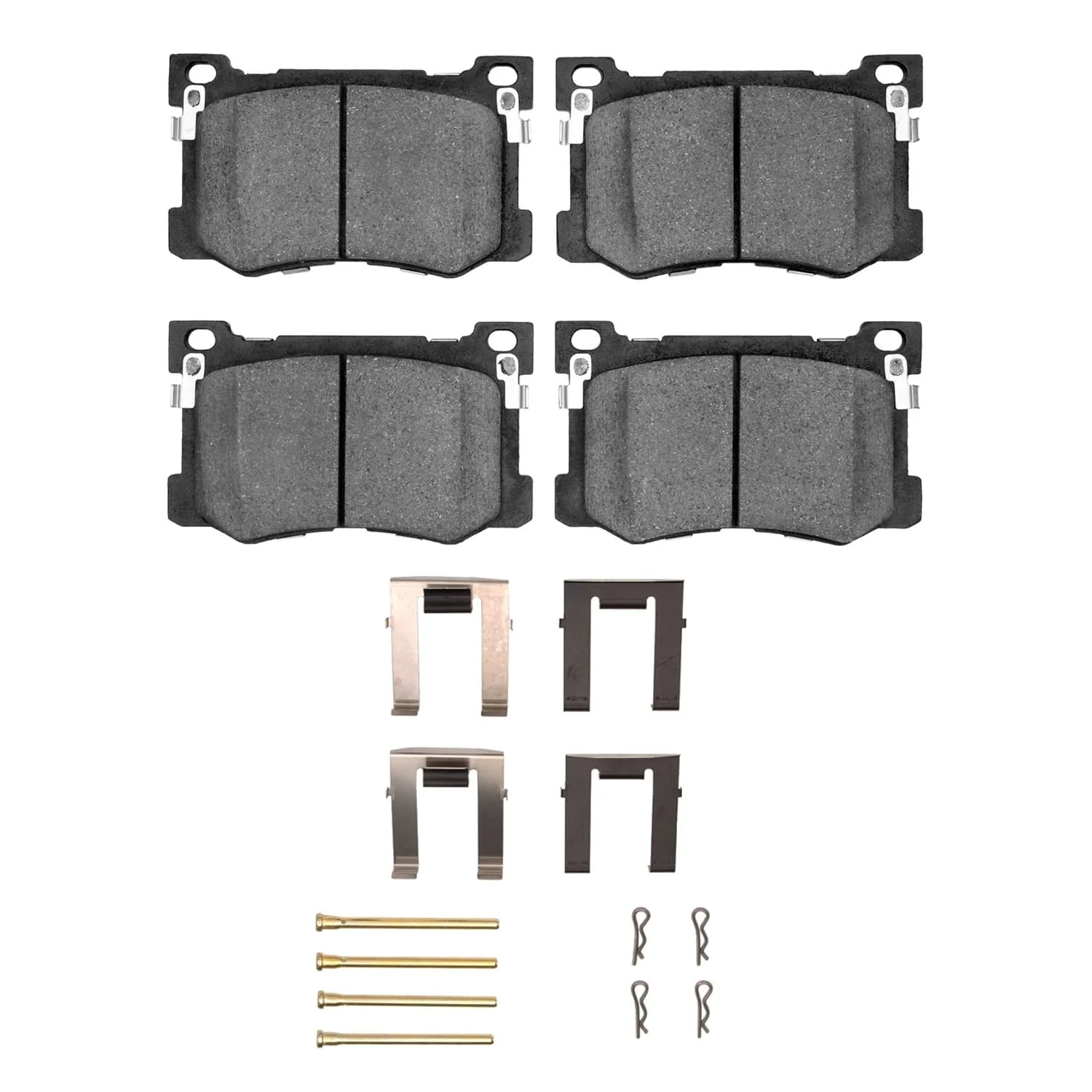 R1 Concepts 15-19 Kia K900 Front Semi Met Brake Pads and Hardware Kit