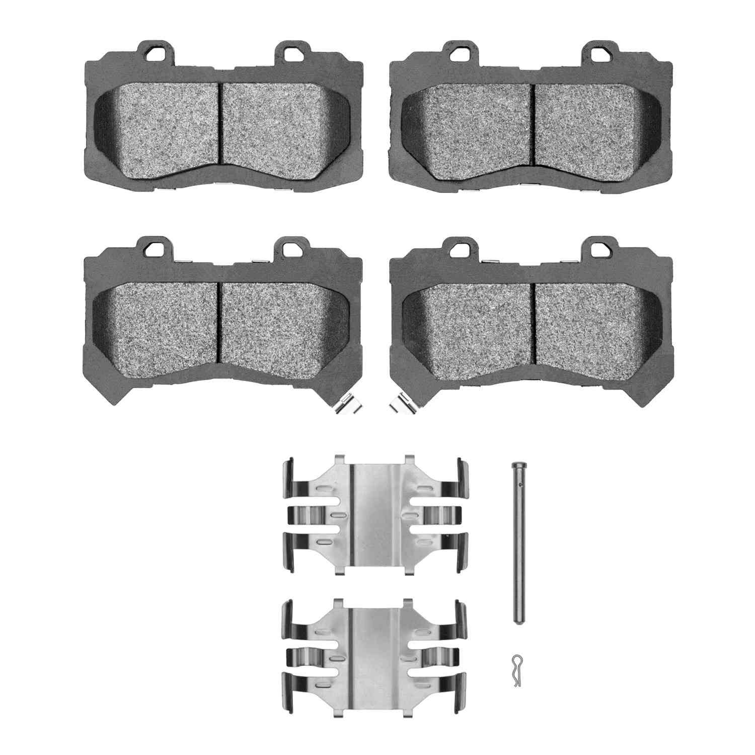 R1 Concepts 15-20 GMC Canyon Front Semi Met Brake Pads and Hardware Kit