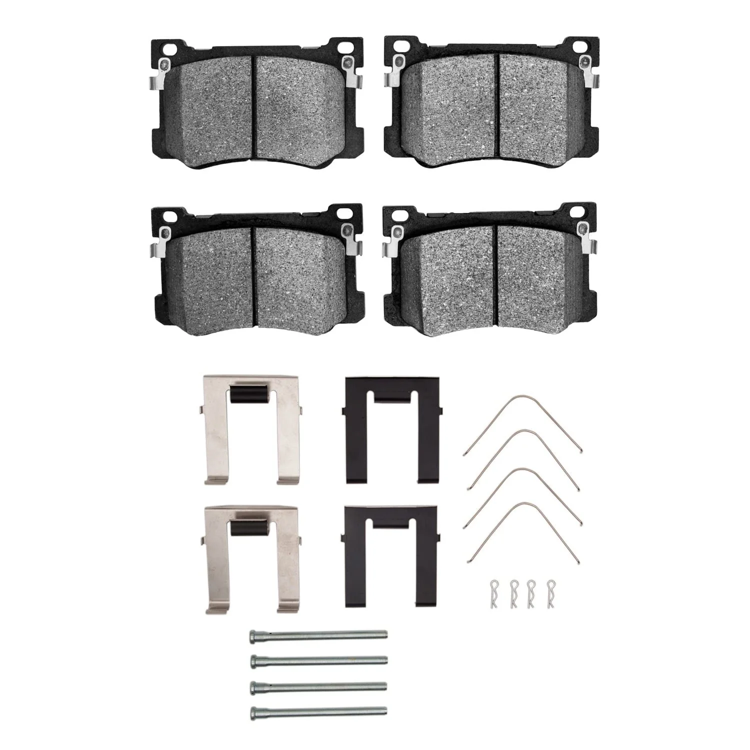 R1 Concepts 15-20 Kia K900 Front Semi Met Brake Pads and Hardware Kit