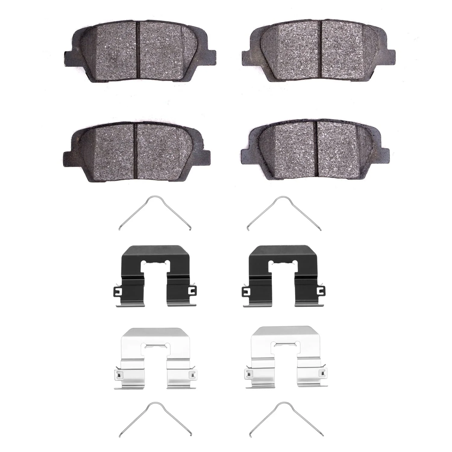 R1 Concepts 15-20 Kia Sorento Rear Semi Met Brake Pads and Hardware Kit