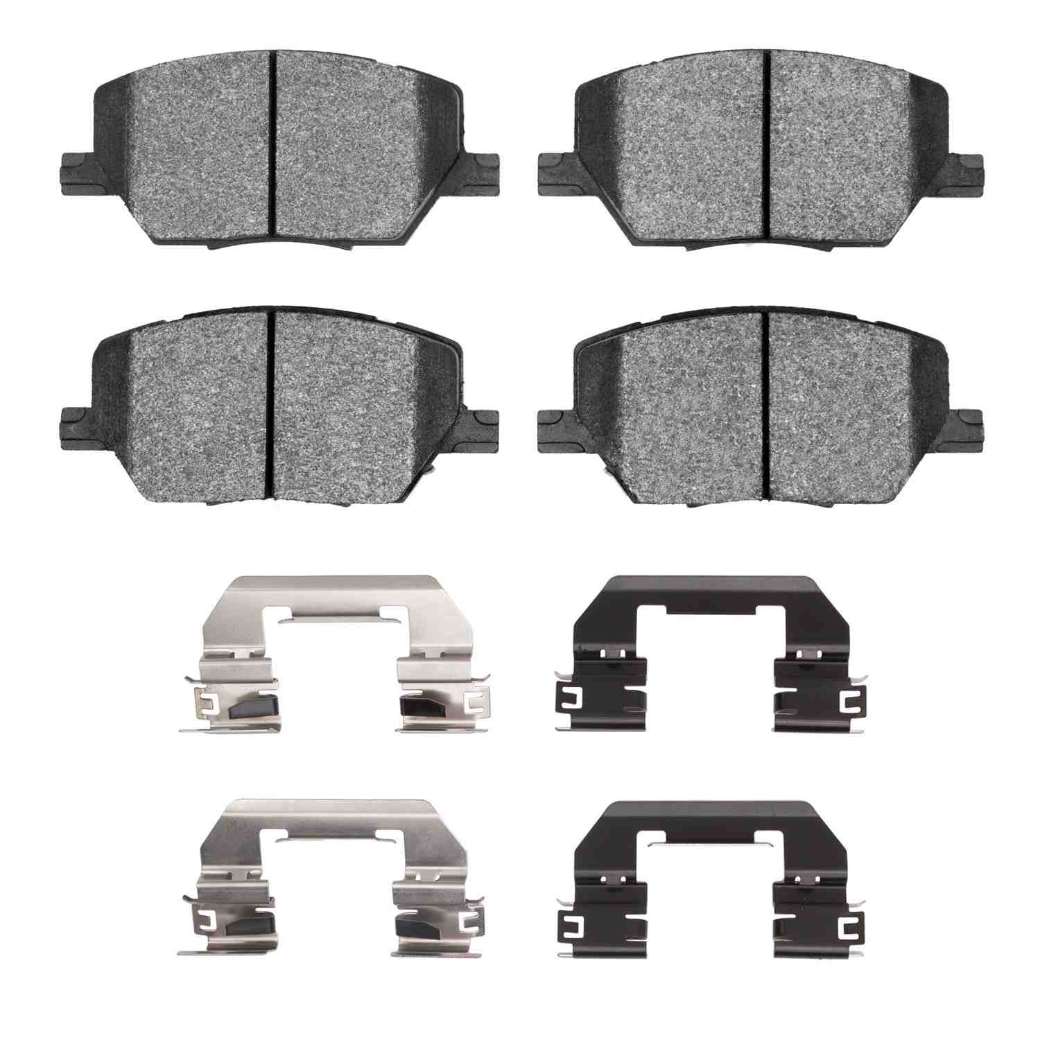 R1 Concepts 15-23 Jeep Compass Front Euro Ceramic Brake Pads and Hardware Kit