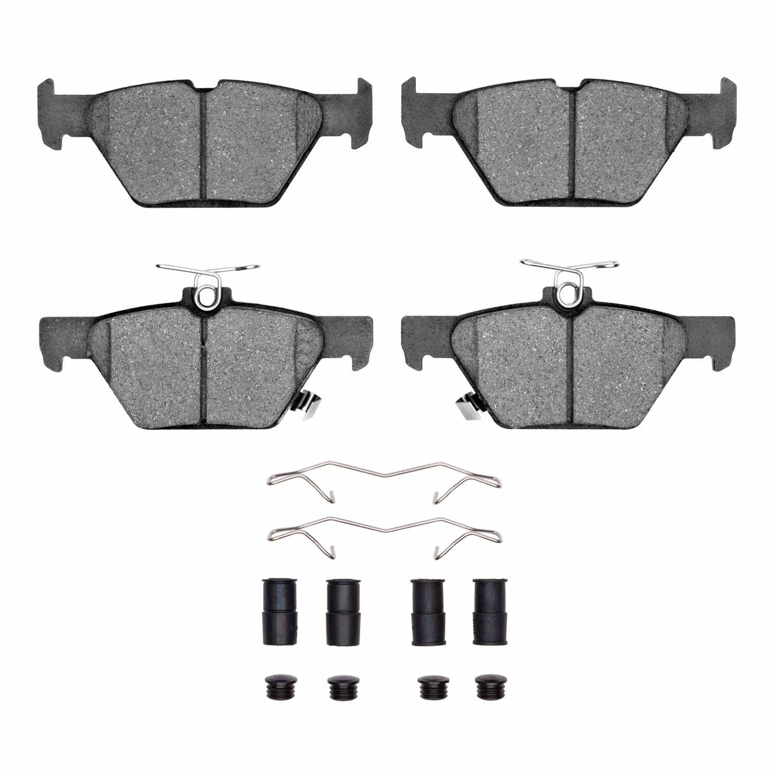 R1 Concepts 15-26 Subaru WRX Rear Semi Met Brake Pads and Hardware Kit