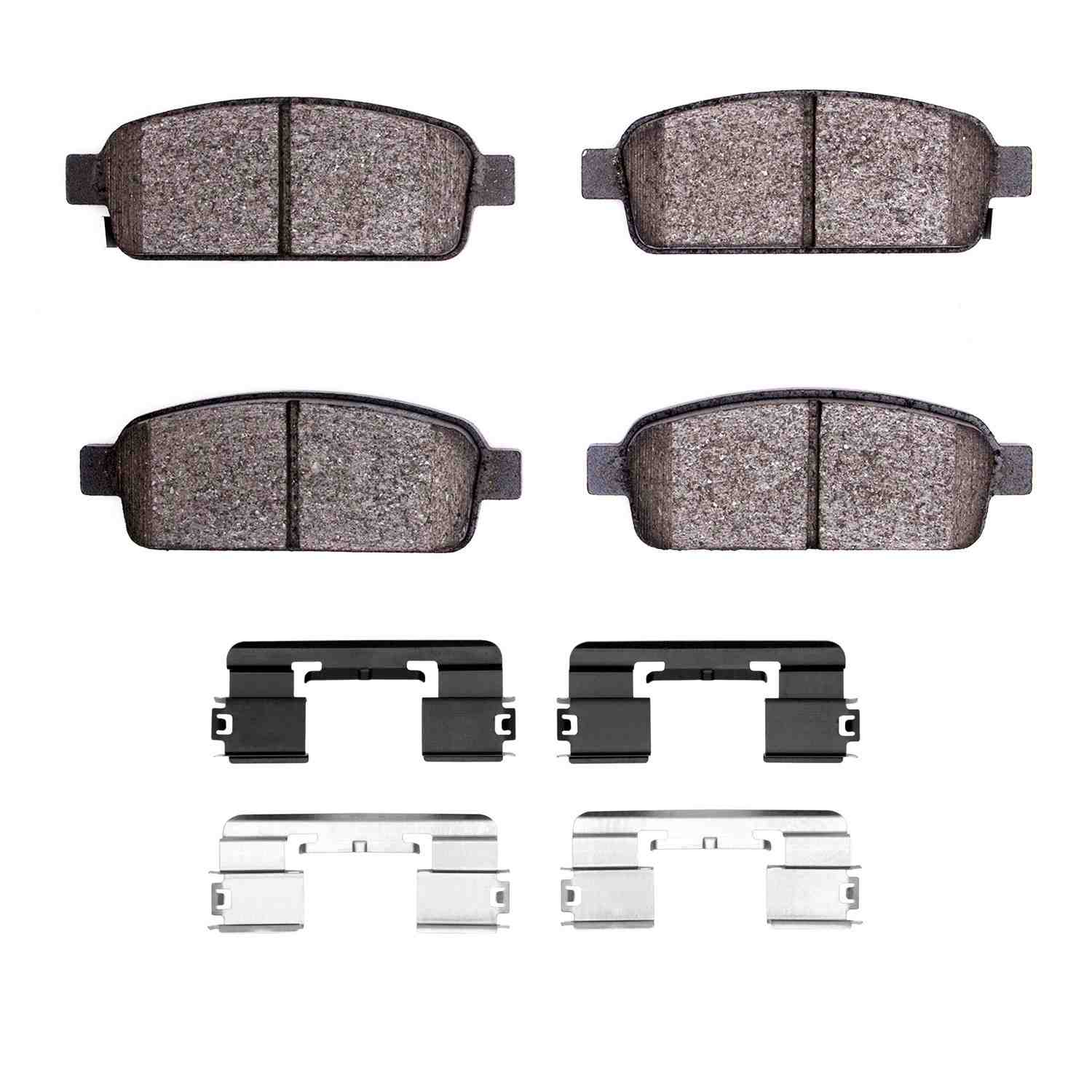 R1 Concepts 16-16 Cadillac ELR Rear Semi Met Pads & Hardware Kit