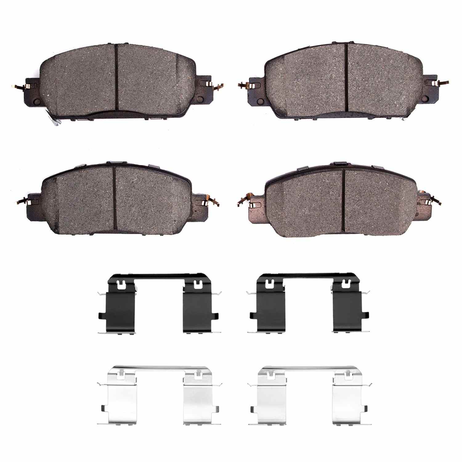 R1 Concepts 16-17 Honda Accord Coupe Front Semi Met Brake Pads and Hardware Kit