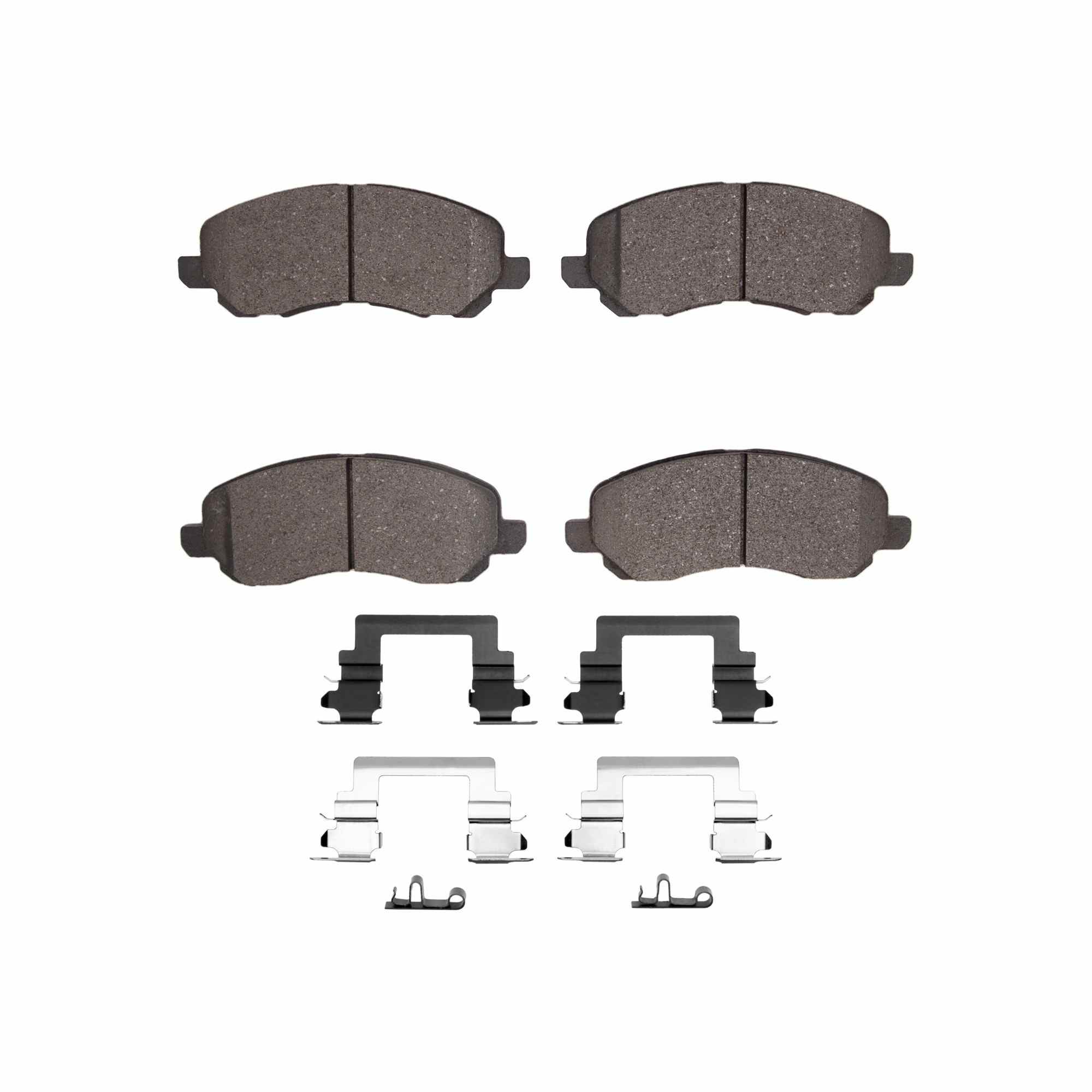 R1 Concepts 16-17 Jeep Patriot Front Ceramic Brake Pads and Hardware Kit