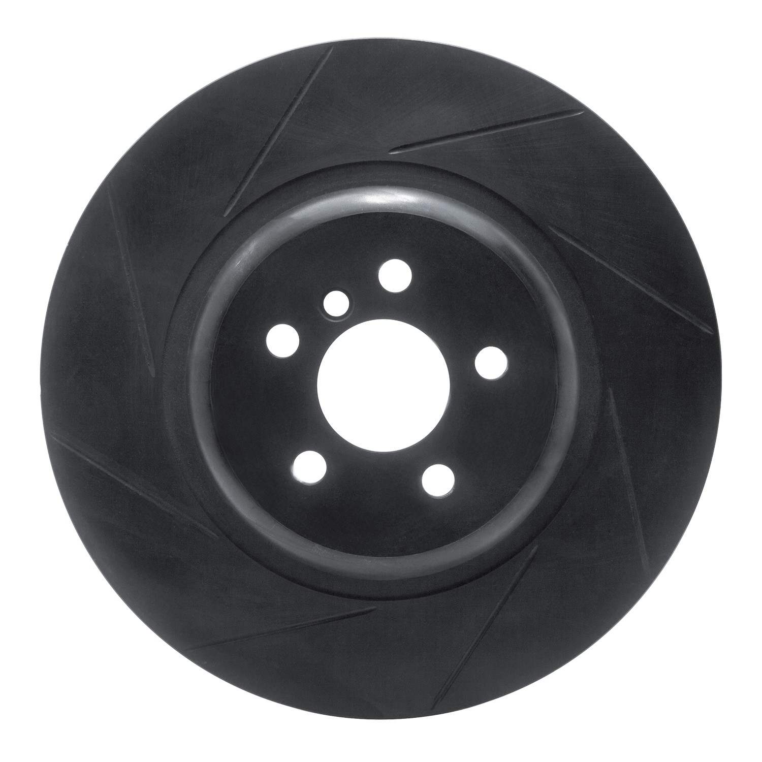 R1 Concepts 16-20 BMW 740E IPerformance xDrive Rear Left Slotted Black Brake Rotor