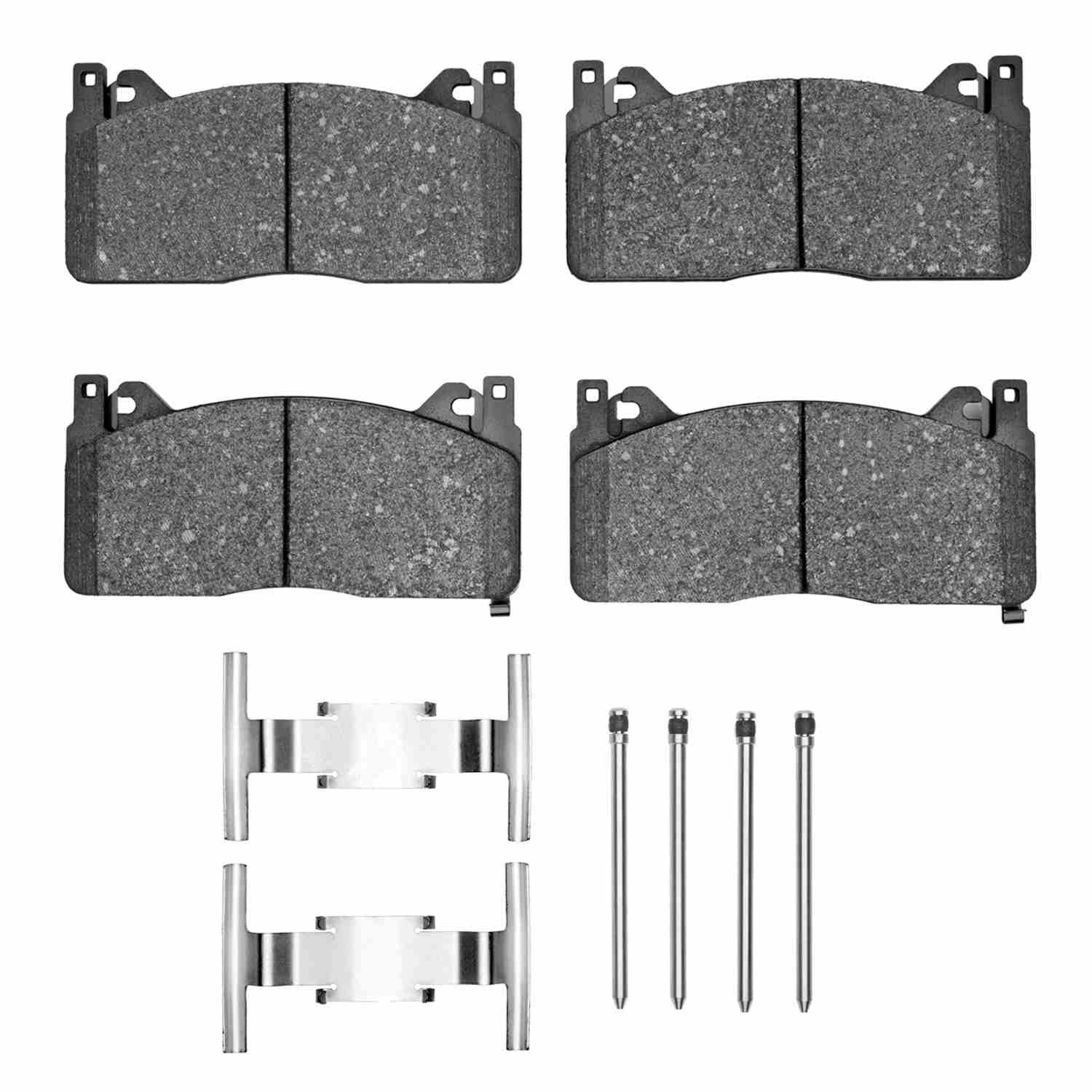 R1 Concepts 16-20 Ford Mustang Front Performance Sport Pads & Hardware Kit