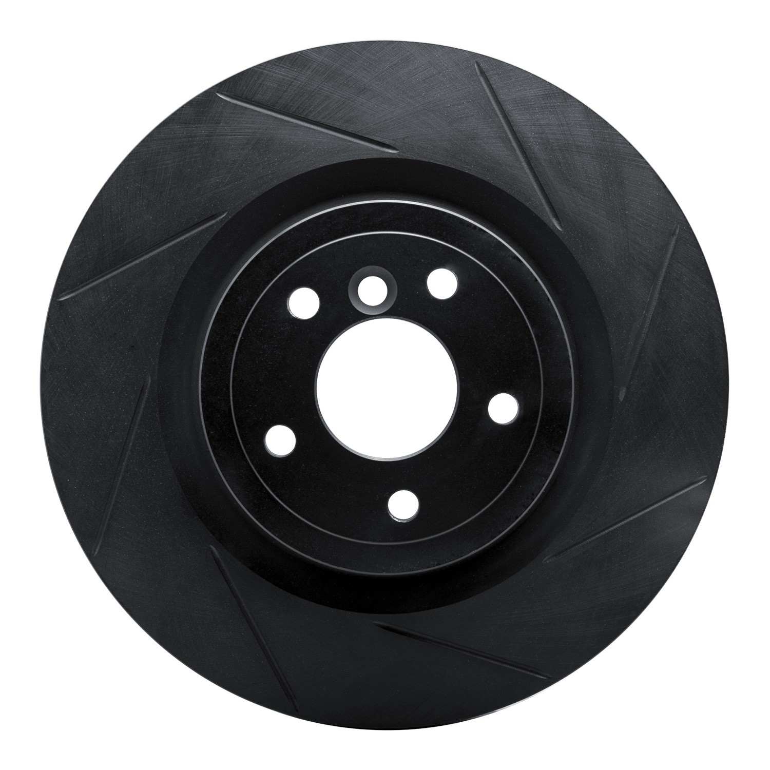 R1 Concepts 16-21 Jaguar XE Rear Right Slotted Black Brake Rotor