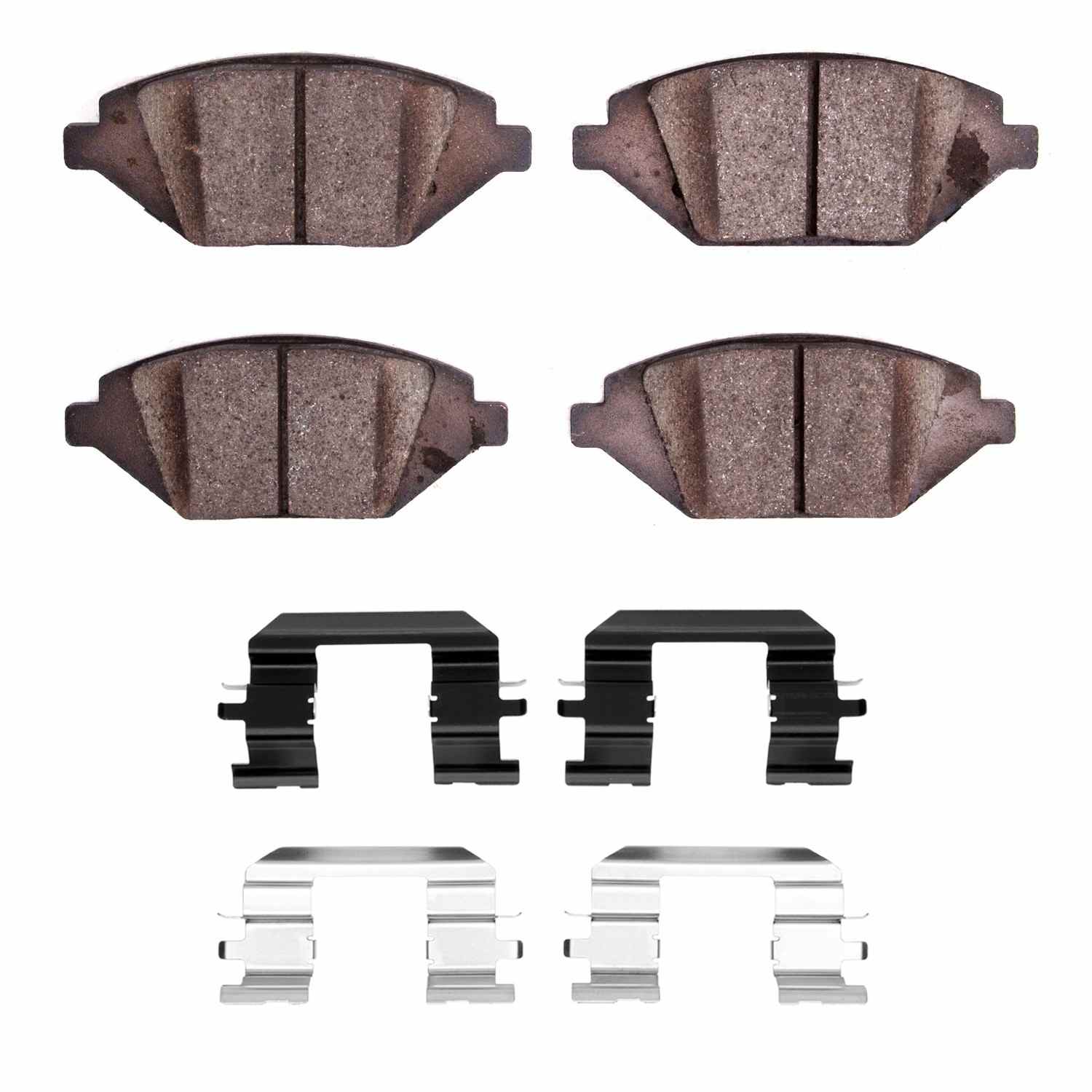 R1 Concepts 16-22 Chevrolet Spark (Usa/Canada) Front Semi Met Brake Pads and Hardware Kit