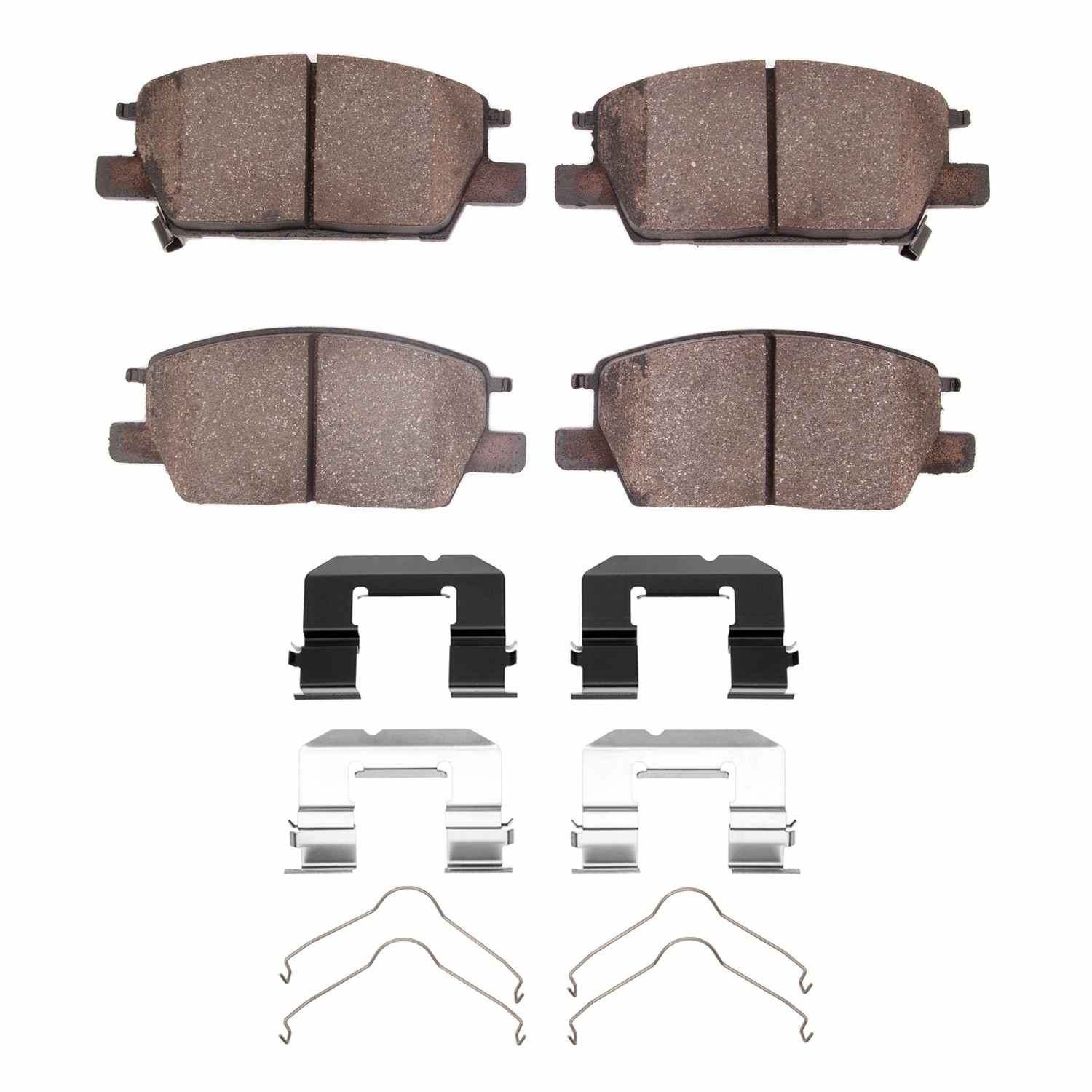 R1 Concepts 16-22 GMC Terrain Front Semi Met Brake Pads and Hardware Kit