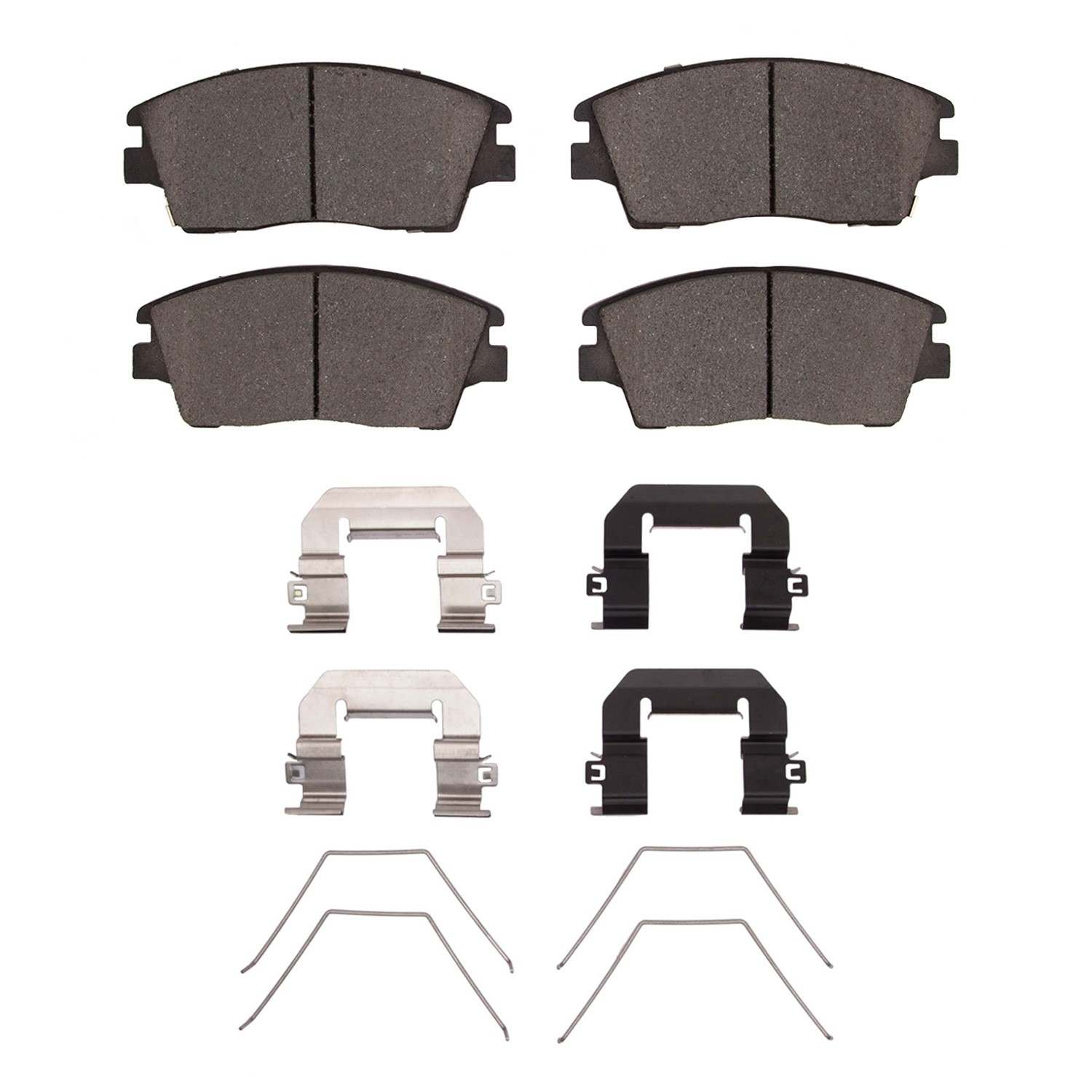 R1 Concepts 16-22 Kia Sportage (Usa/Canada) Front Semi Met Brake Pads and Hardware Kit