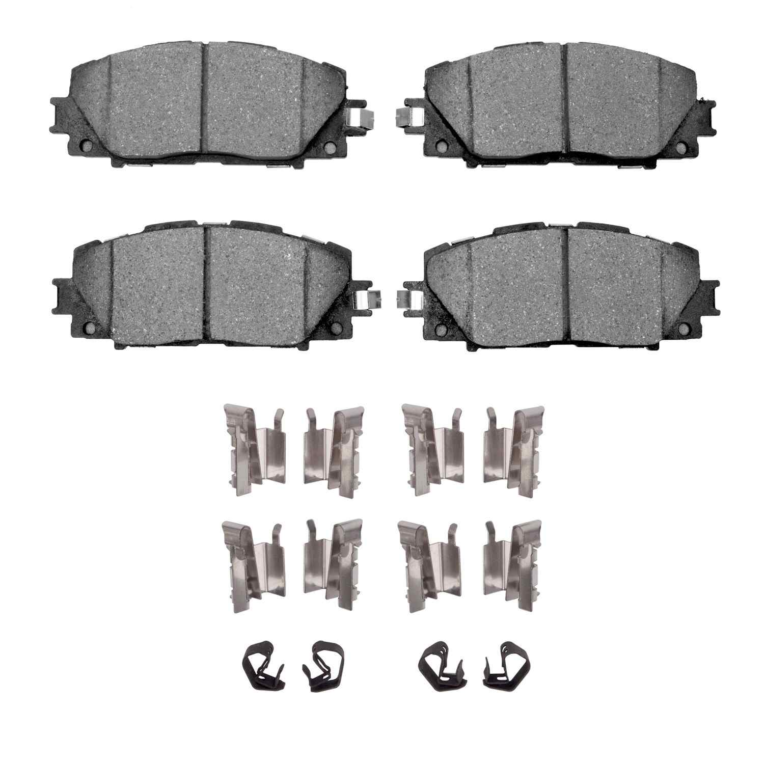 R1 Concepts 16-22 Toyota Prius Prime Front Optimum OE Brake Pads & Hardware Kit