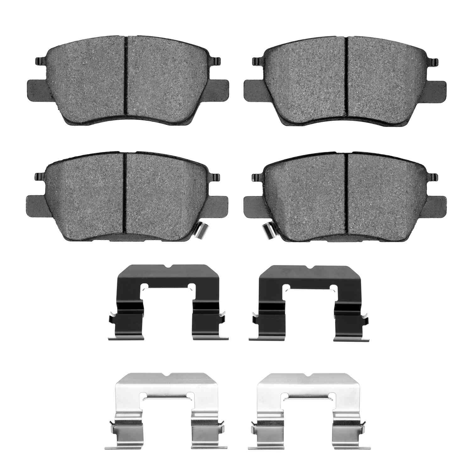 R1 Concepts 16-23 Chevrolet Bolt Ev Front Semi Met Brake Pads and Hardware Kit
