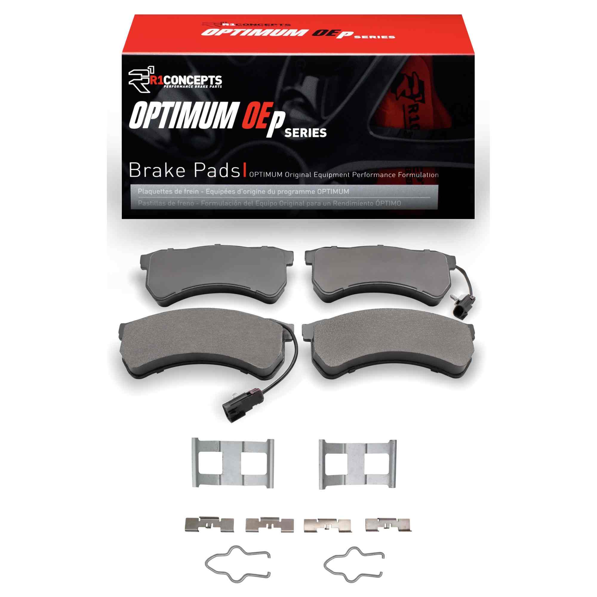 R1 Concepts 16-24 Freightliner MT55 Front/Rear Optimum OE Pads & Hardware Kit