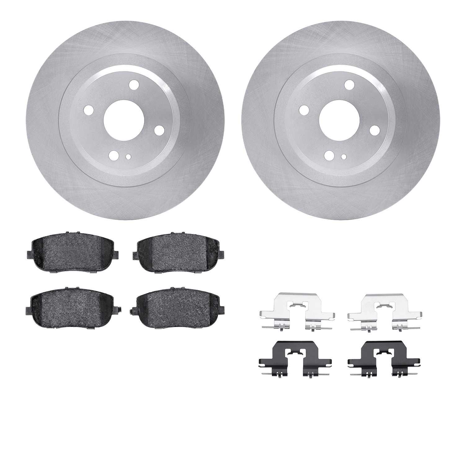 R1 Concepts 16-25 Fiat 124 Spider Rear Brake Rotor Set w/Euro Ceramic Pads and Hardware
