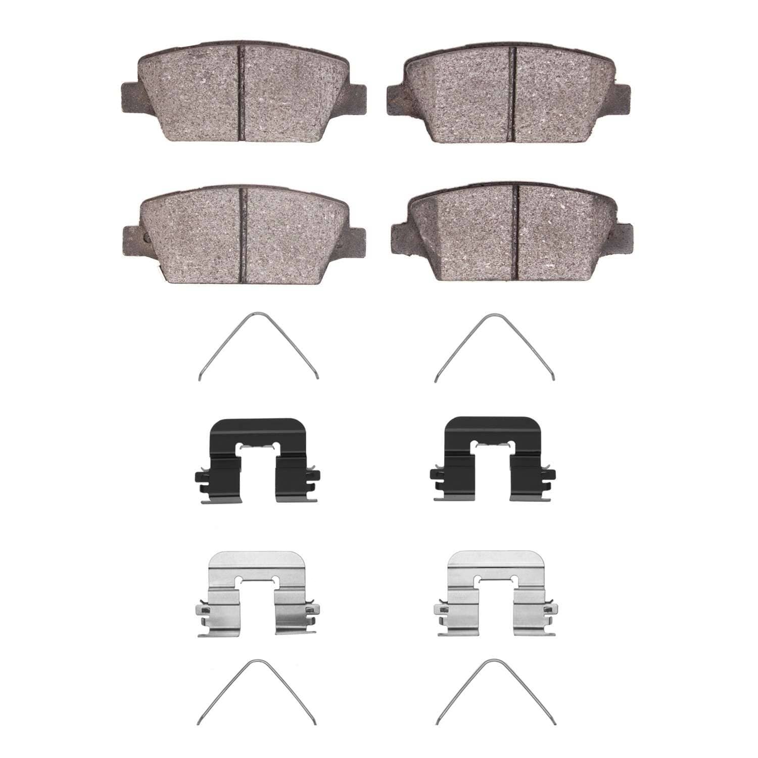 R1 Concepts 17-19 Kia Cadenza Rear Semi Met Brake Pads and Hardware Kit