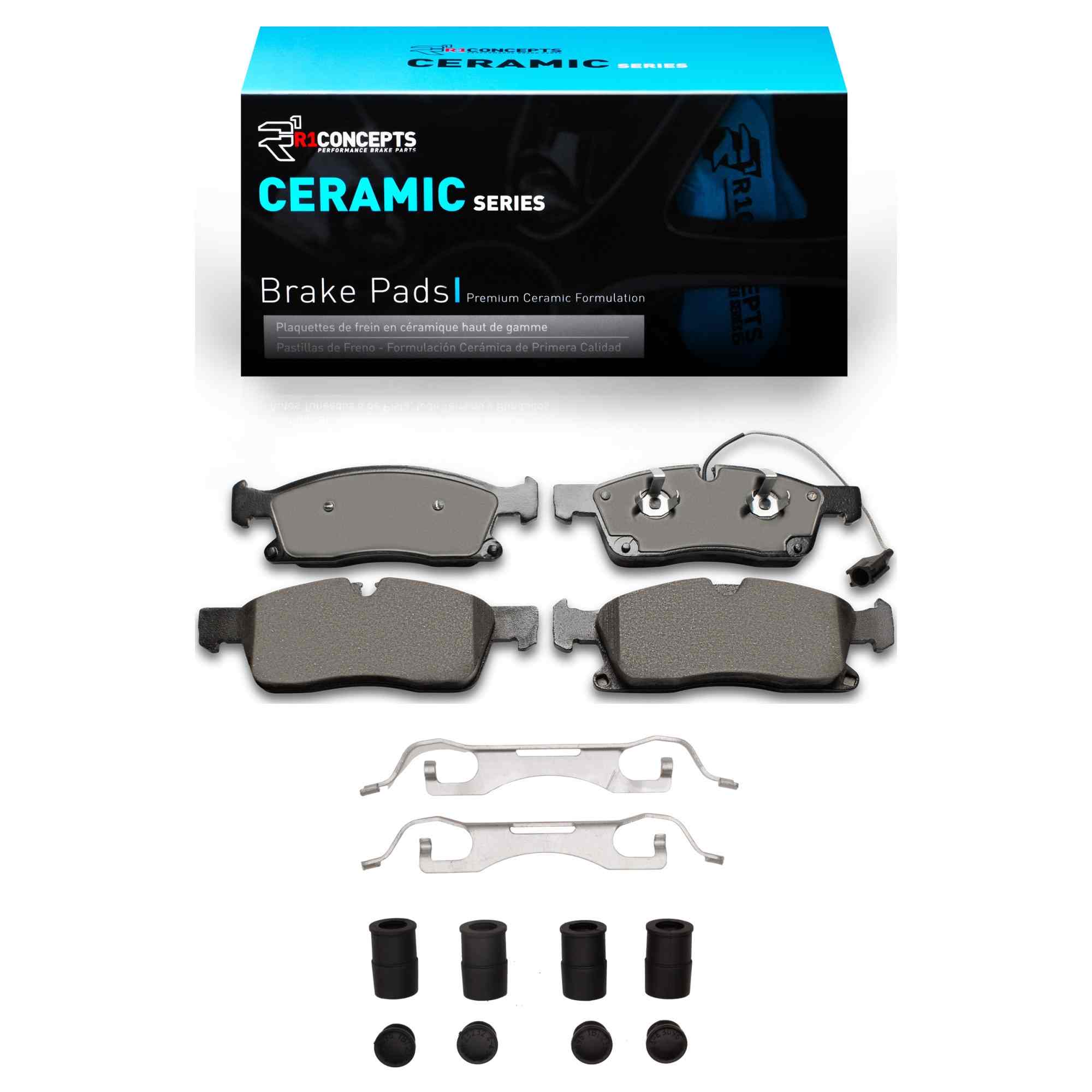 R1 Concepts 17-23 Maserati LeVante Front R1 Concepts Ceramic Pads & Hardware Kit