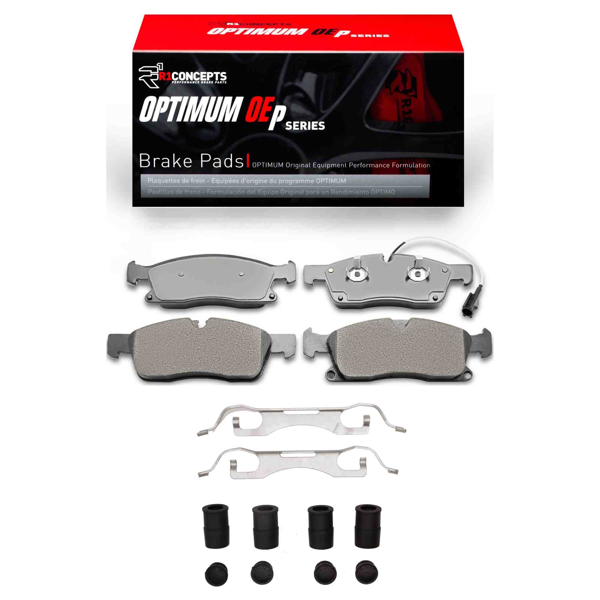 R1 Concepts 17-23 Maserati LeVante Front R1 Concepts Optimum OE Pads & Hardware Kit