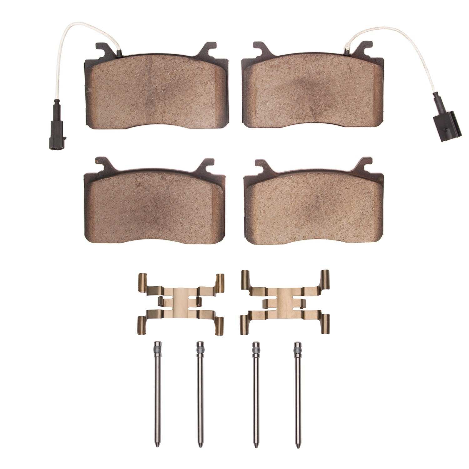 R1 Concepts 17-25 Alfa Romeo Stelvio Front Semi Met Brake Pads and Hardware Kit