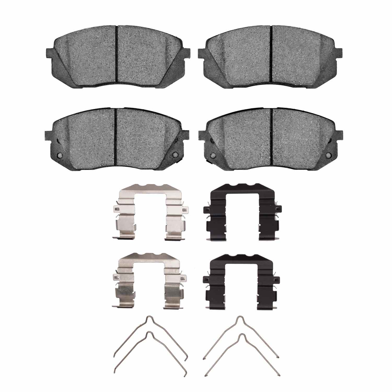 R1 Concepts 17-25 Kia Forte5 Front Semi Met Brake Pads and Hardware Kit