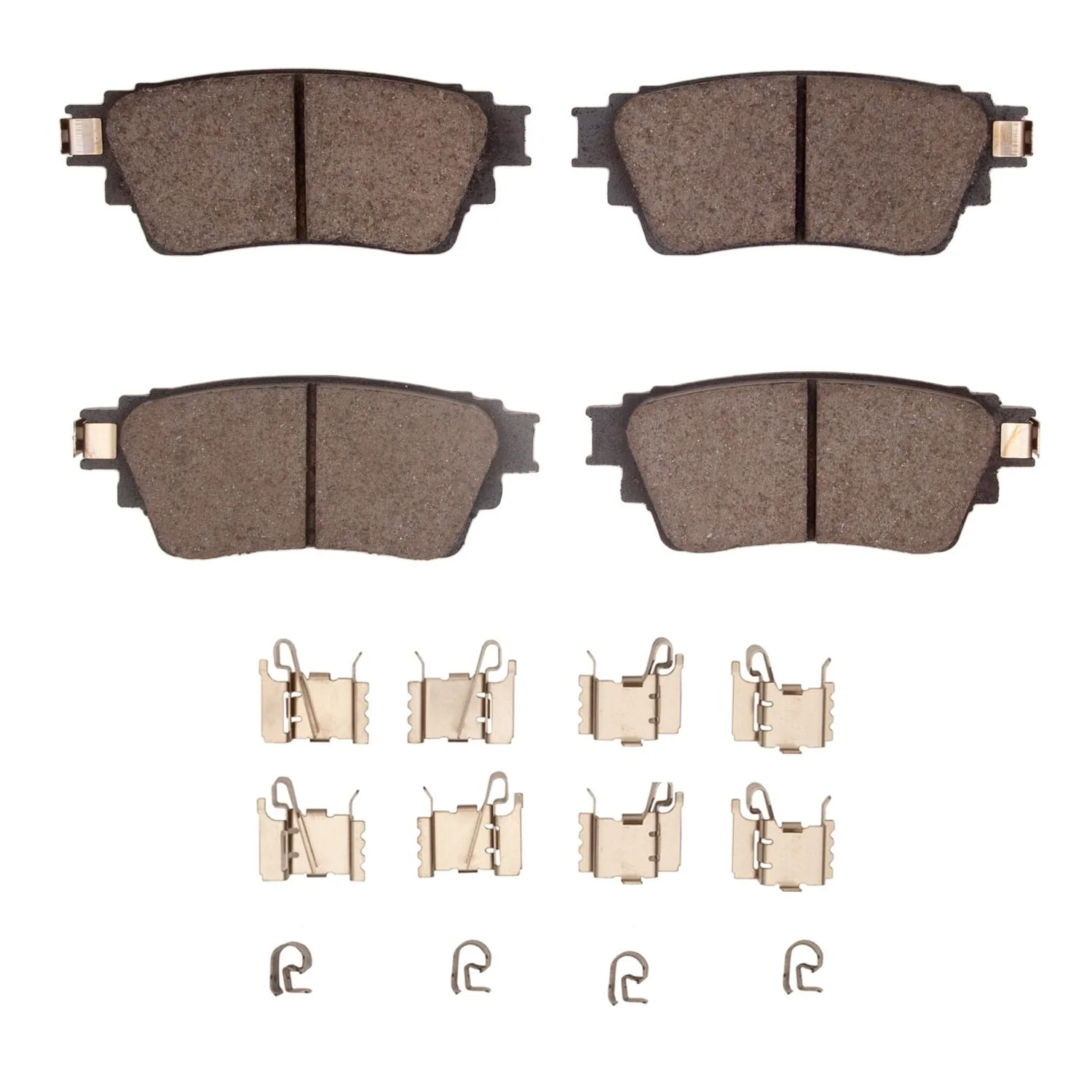 R1 Concepts 17-25 Mitsubishi Outlander Phev Rear Semi Met Brake Pads and Hardware Kit