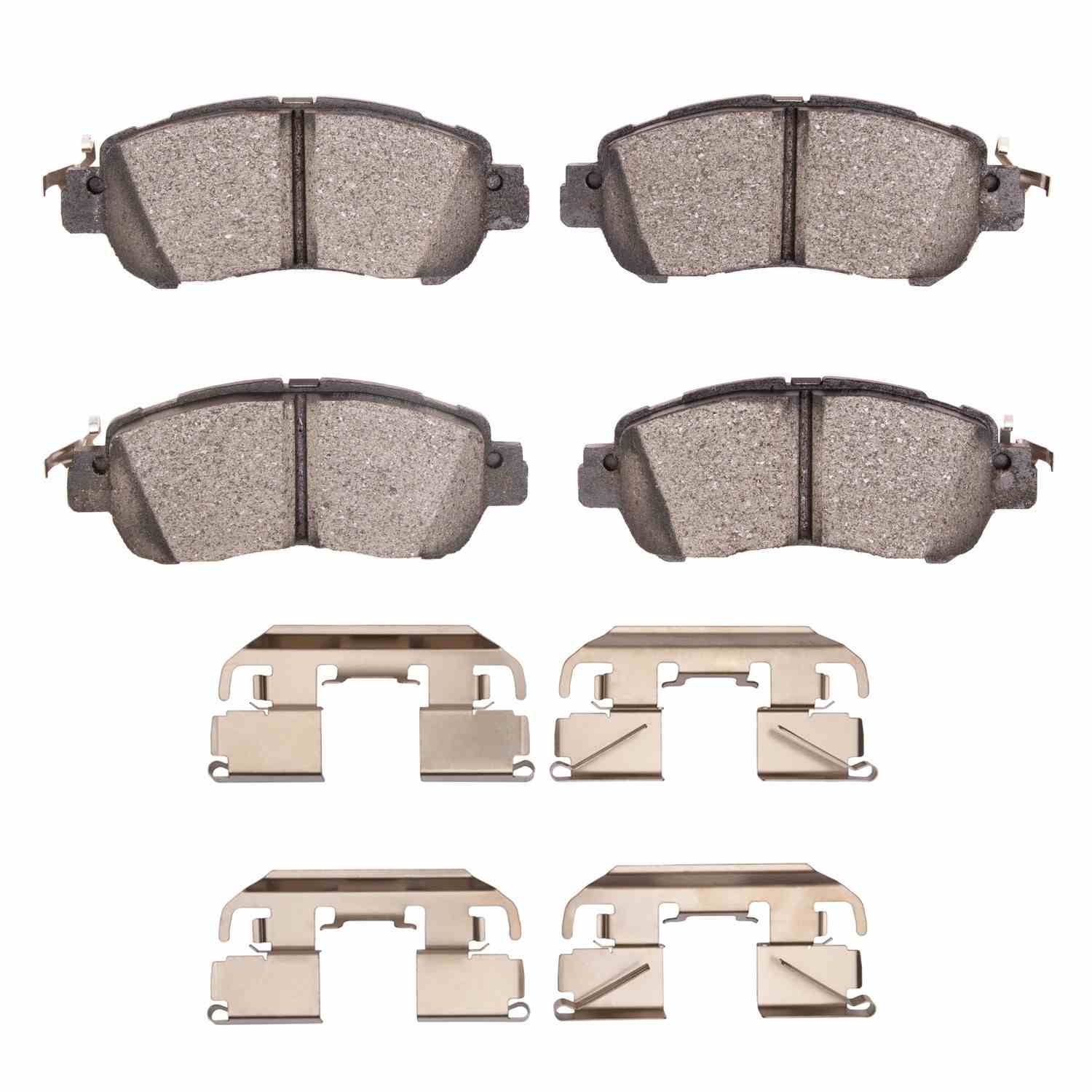 R1 Concepts 17-25 Nissan Kicks Front Semi Met Brake Pads and Hardware Kit