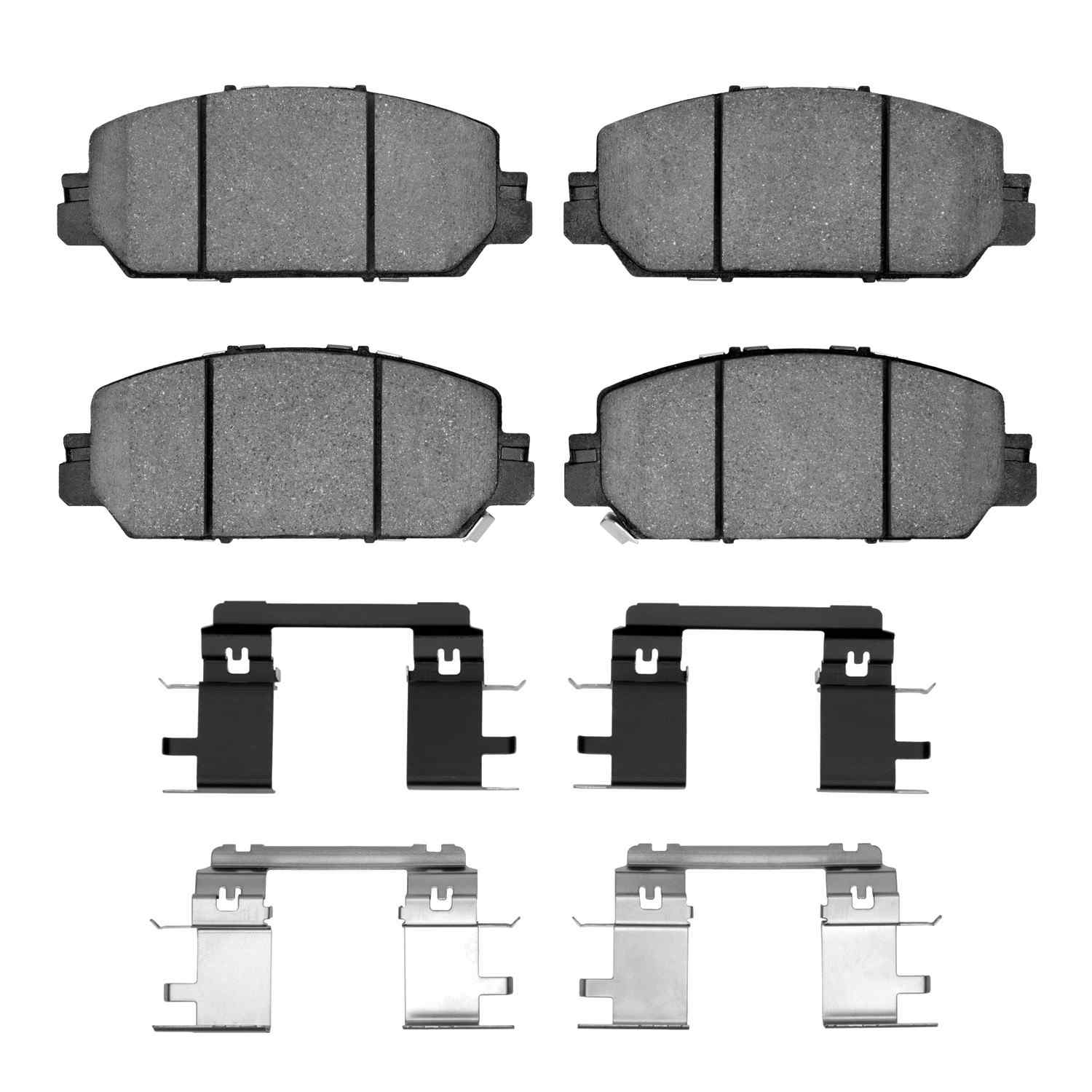 R1 Concepts 17-26 Honda Hr-V Front Semi Met Brake Pads and Hardware Kit
