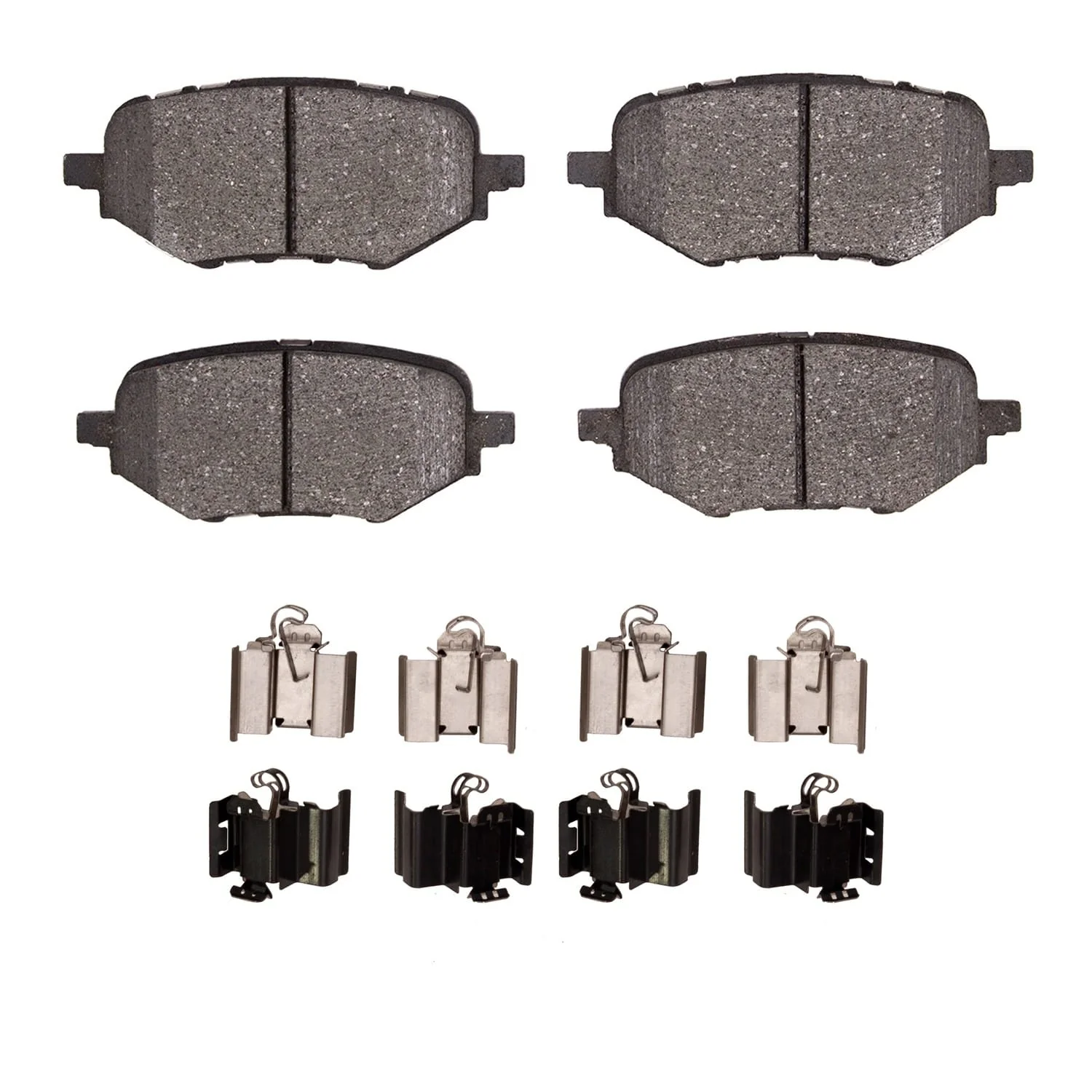 R1 Concepts 17-26 Honda Hr-V Rear Semi Met Brake Pads and Hardware Kit