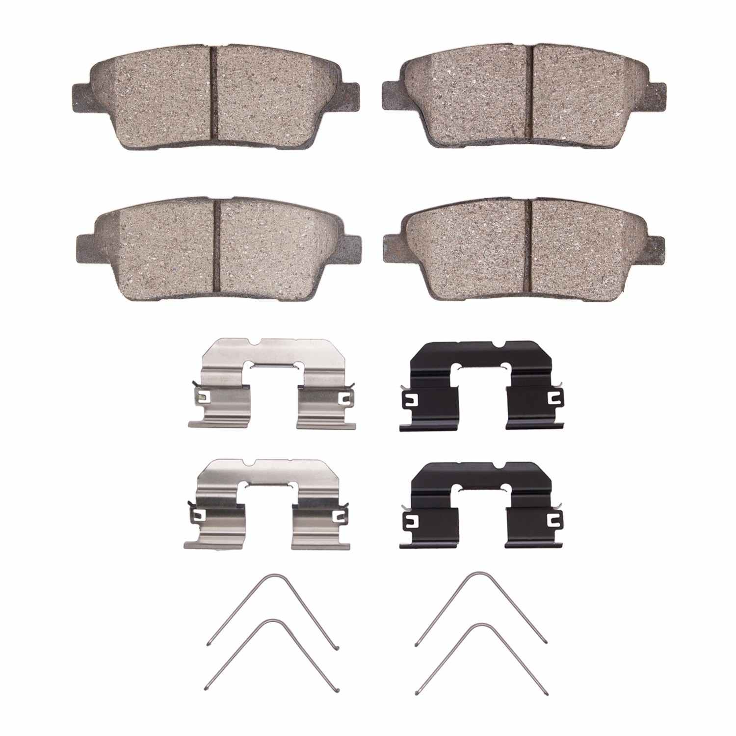 R1 Concepts 18-20 Genesis G80 Rear Semi Met Brake Pads and Hardware Kit