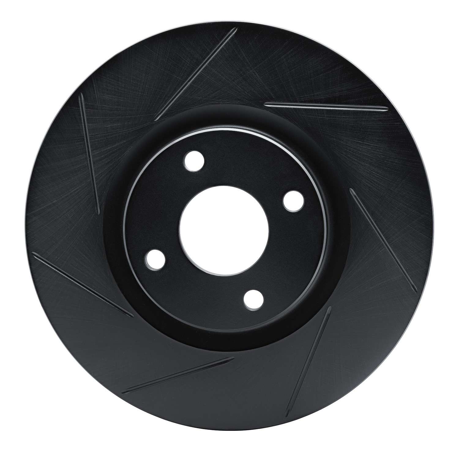 R1 Concepts 18-21 Ford EcoSport Front Left Slotted Black Brake Rotor