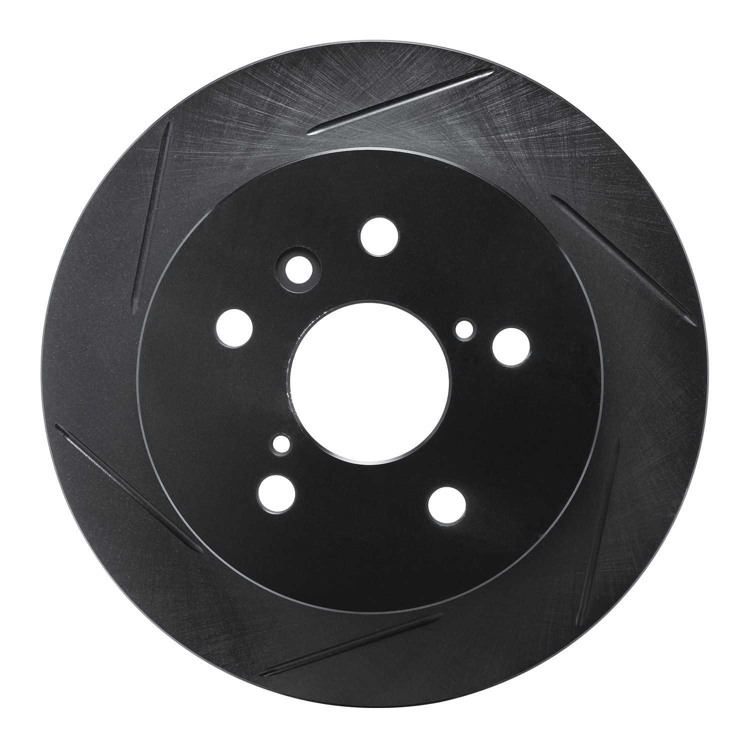 R1 Concepts 18-22 Toyota Camry (Excl Hybrid) Rear Left Slotted Black Brake Rotor