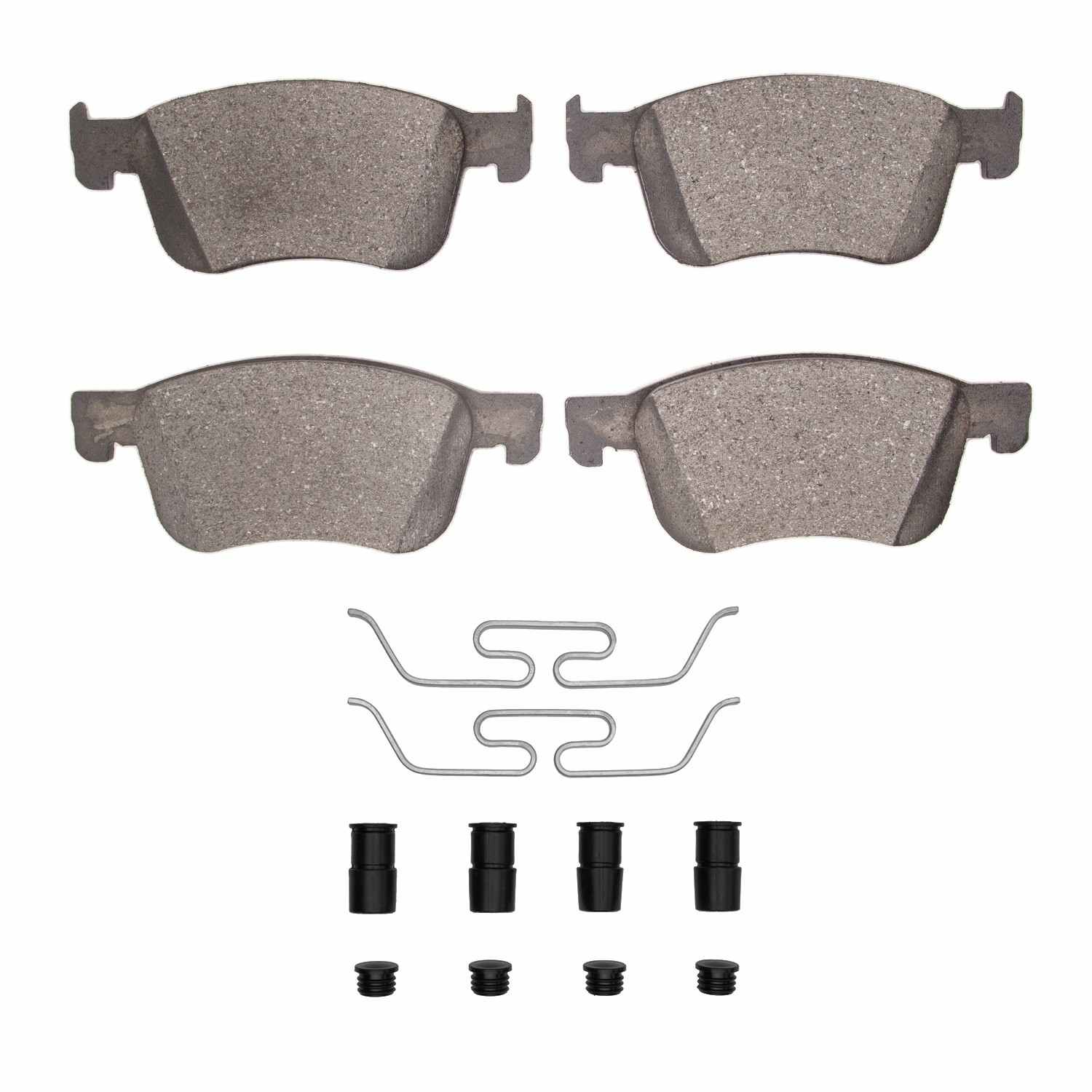 R1 Concepts 18-26 Honda Civic Sedan Front Semi Met Brake Pads and Hardware Kit
