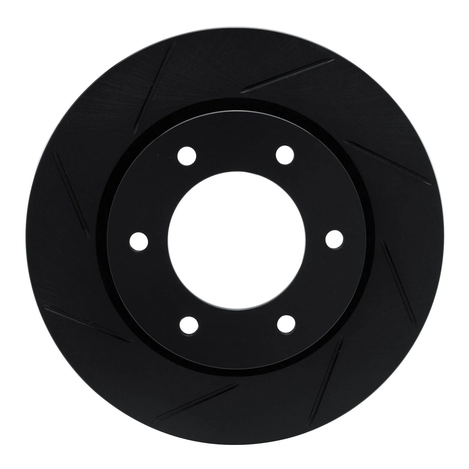 R1 Concepts 19-21 Ford Bronco Front Left Slotted Black Brake Rotor
