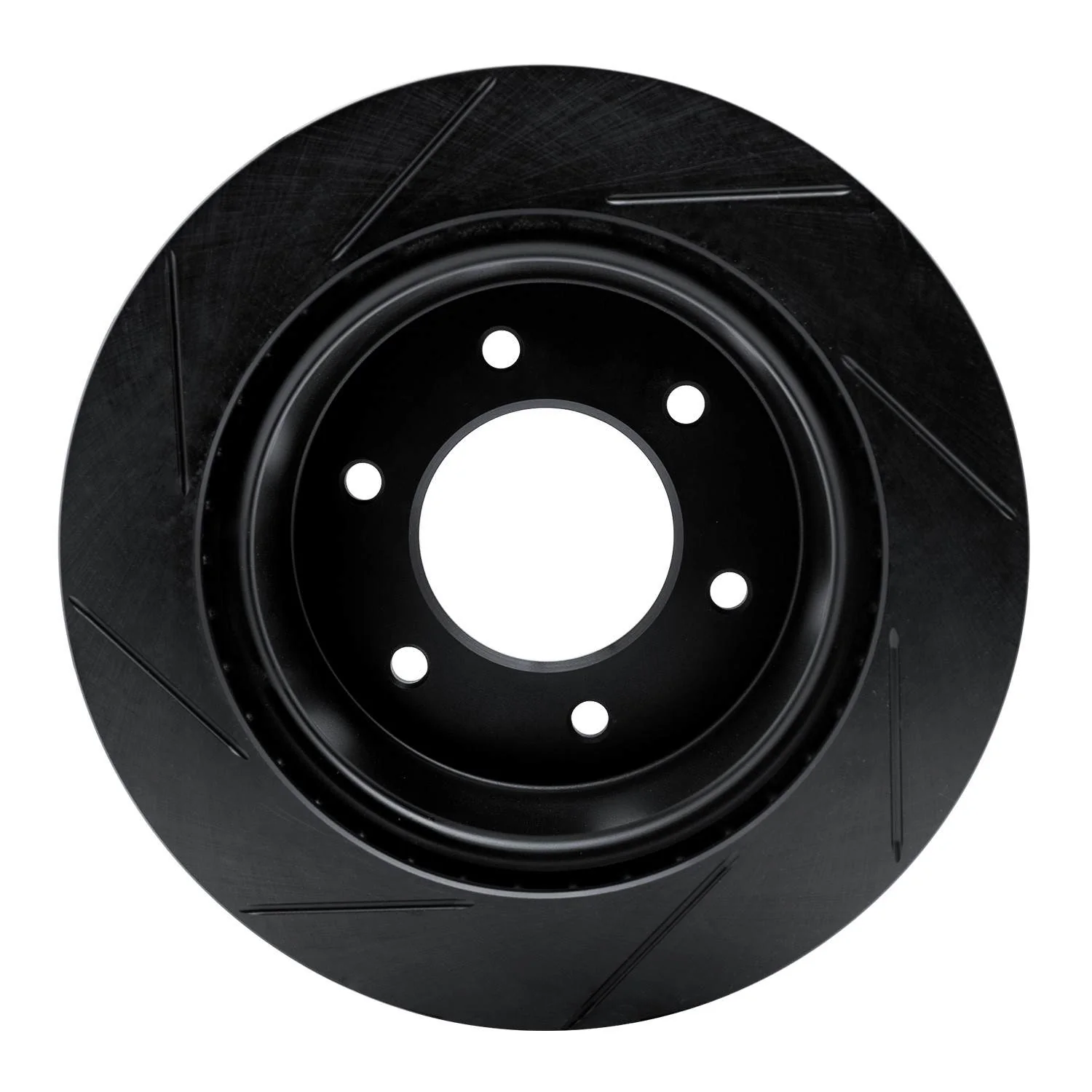 R1 Concepts 19-21 Ford Bronco Rear Right Slotted Black Brake Rotor - Image 2