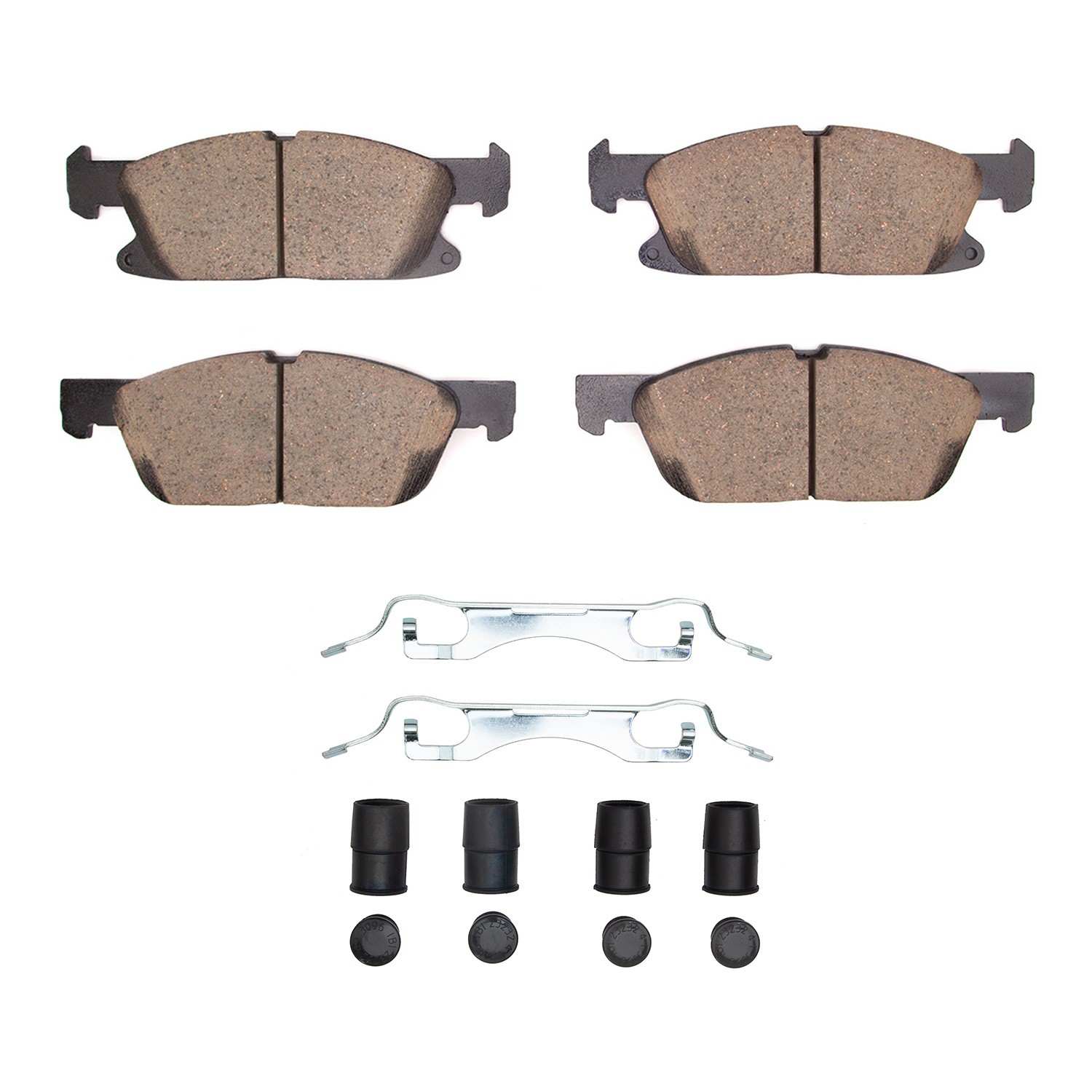 R1 Concepts 19-24 Lincoln Nautilus Front Semi Met Brake Pads and Hardware Kit