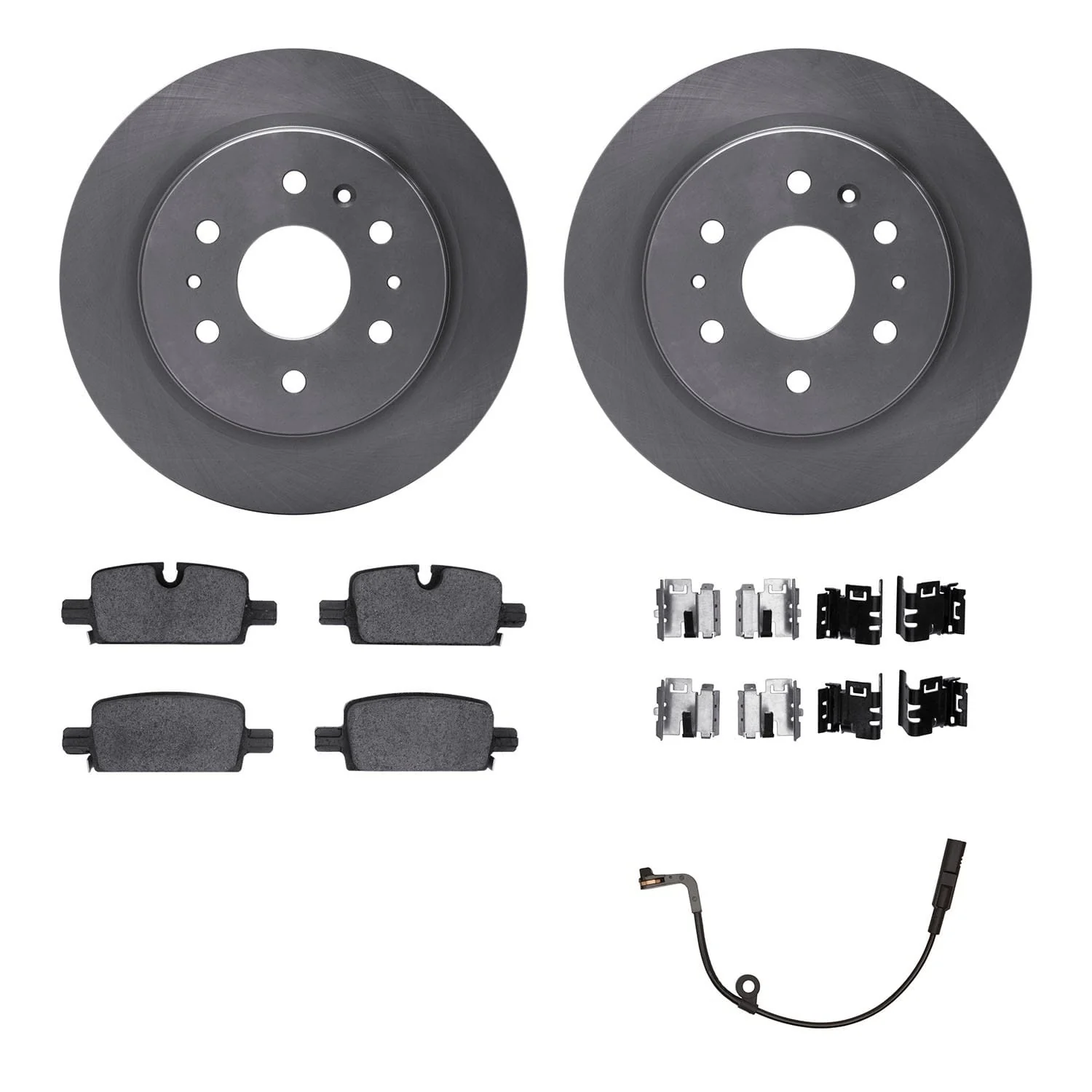 R1 Concepts 19-25 Cadillac Escalade ESV Rear Brake Rotor Set w/Off-Road/Tow Brake Pads