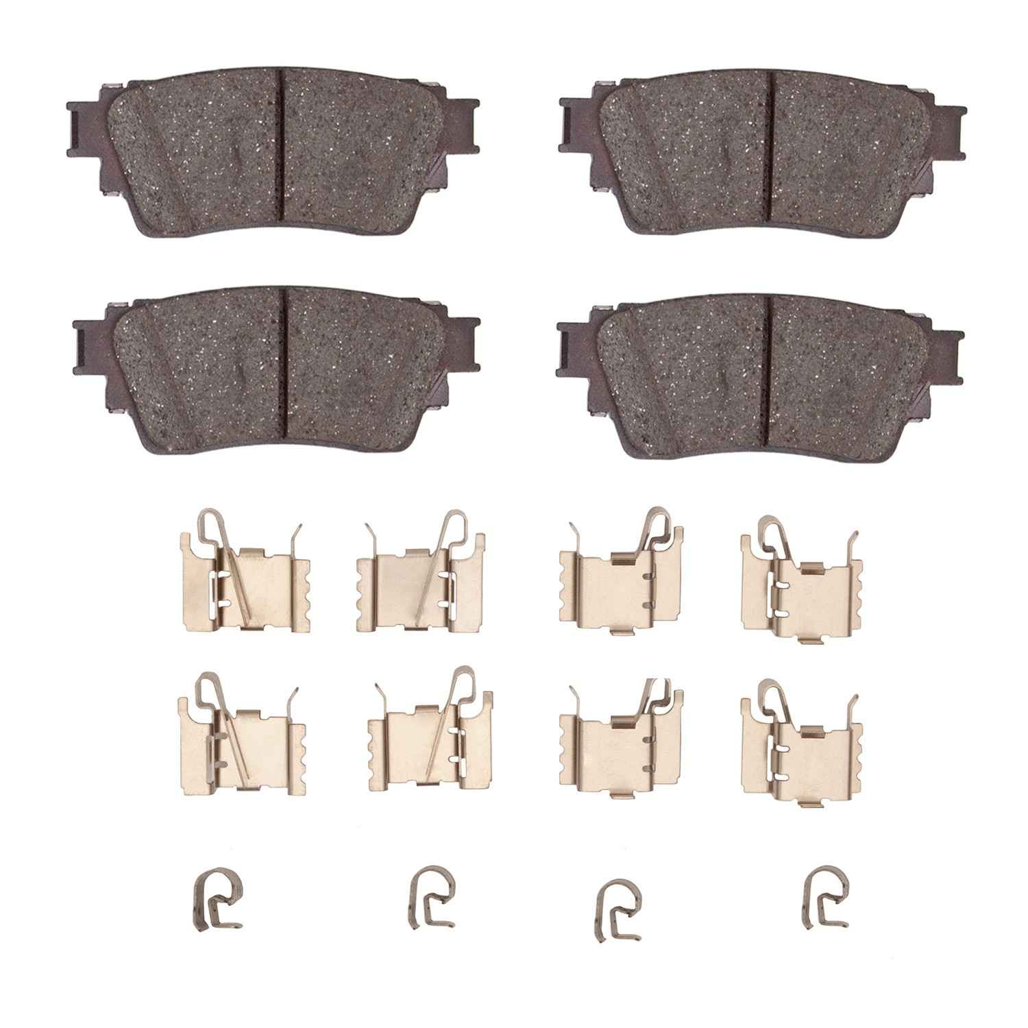 R1 Concepts 19-25 Nissan Kicks Rear Optimum OE Brake Pads & Hardware Kit