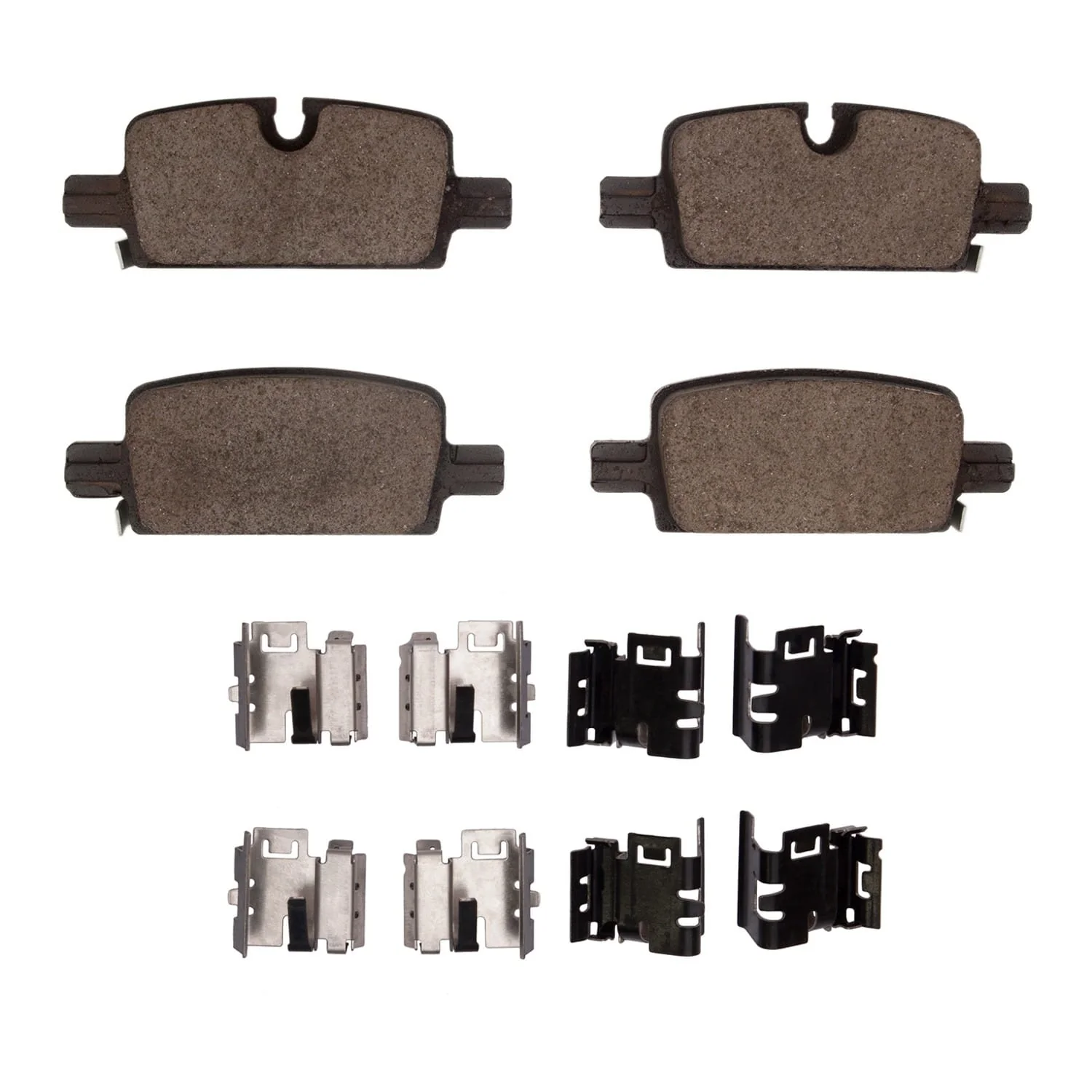 R1 Concepts 19-26 Rivian Edv500 Rear Semi Met Brake Pads and Hardware Kit